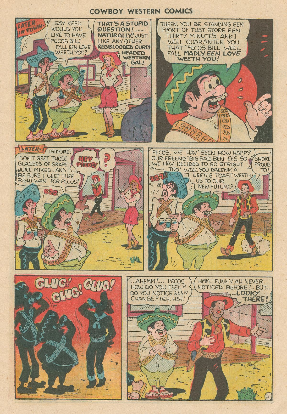 Read online Cowboy Western Comics (1948) comic -  Issue #31 - 11