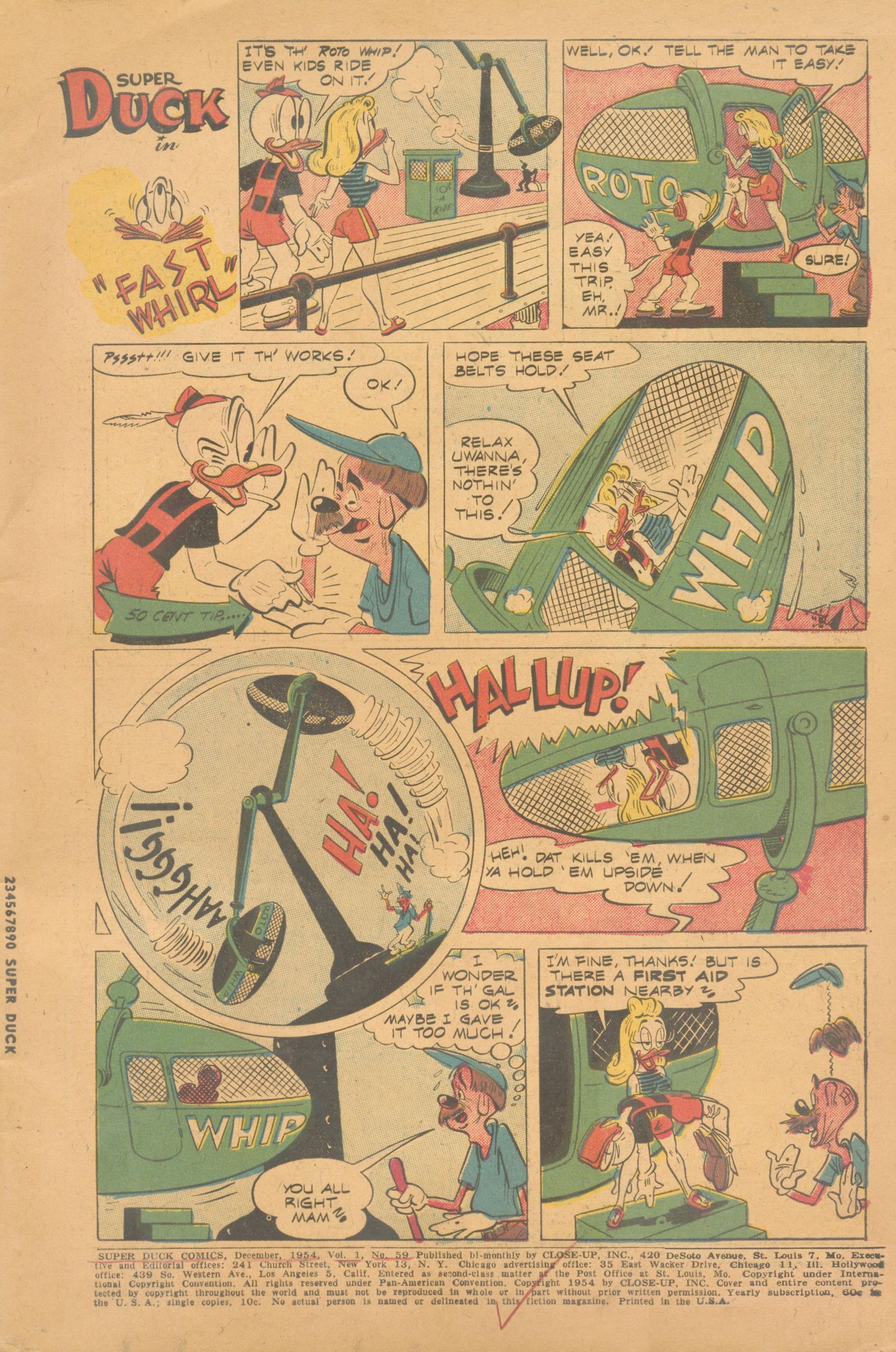 Read online Super Duck Comics comic -  Issue #59 - 3