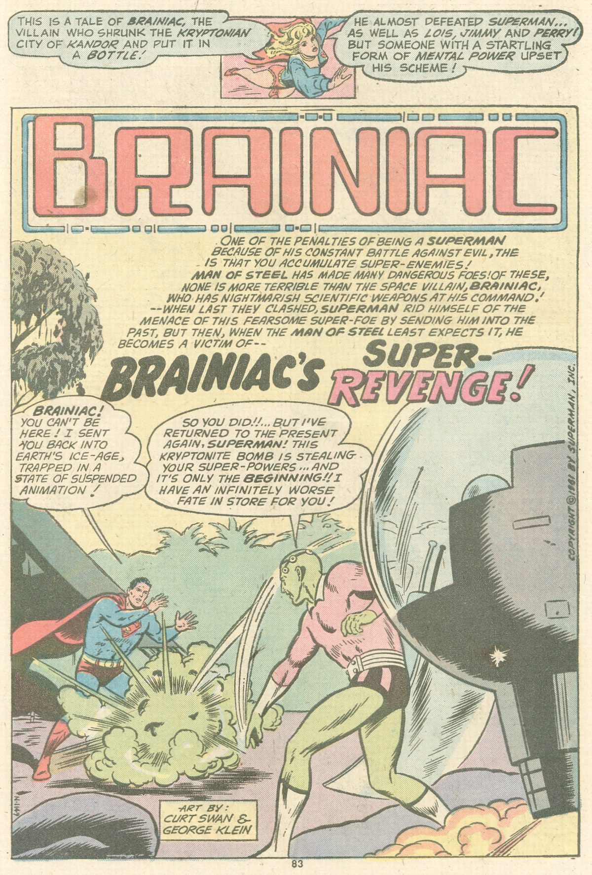 Read online The Superman Family comic -  Issue #168 - 84