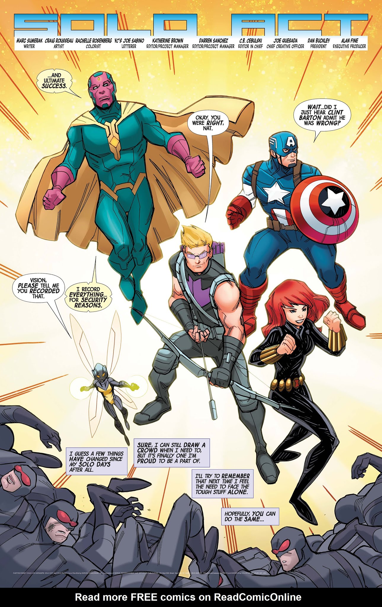 Read online Custom Disney Child Life Avengers: Solo Act comic -  Issue # Full - 4