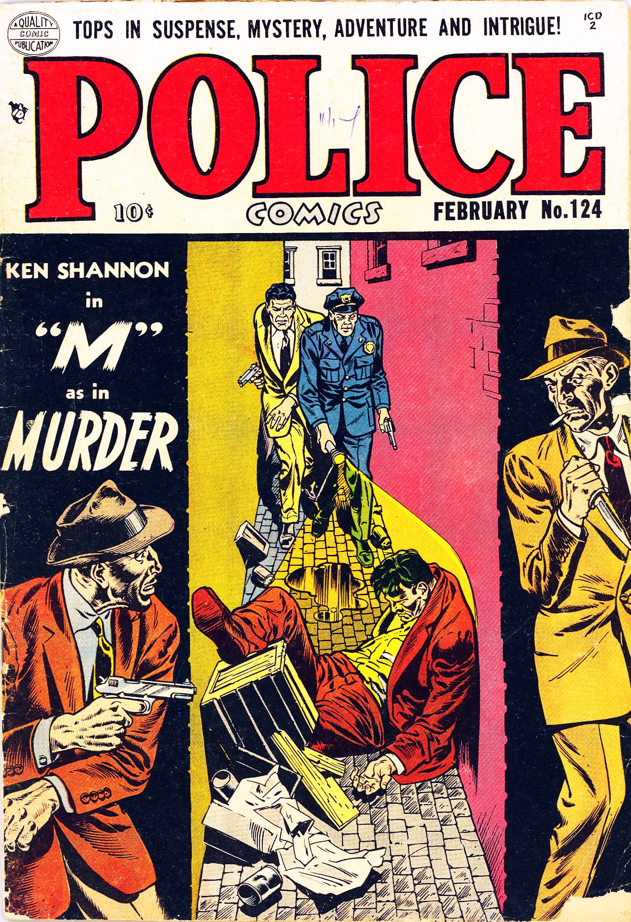 Read online Police Comics comic -  Issue #124 - 1