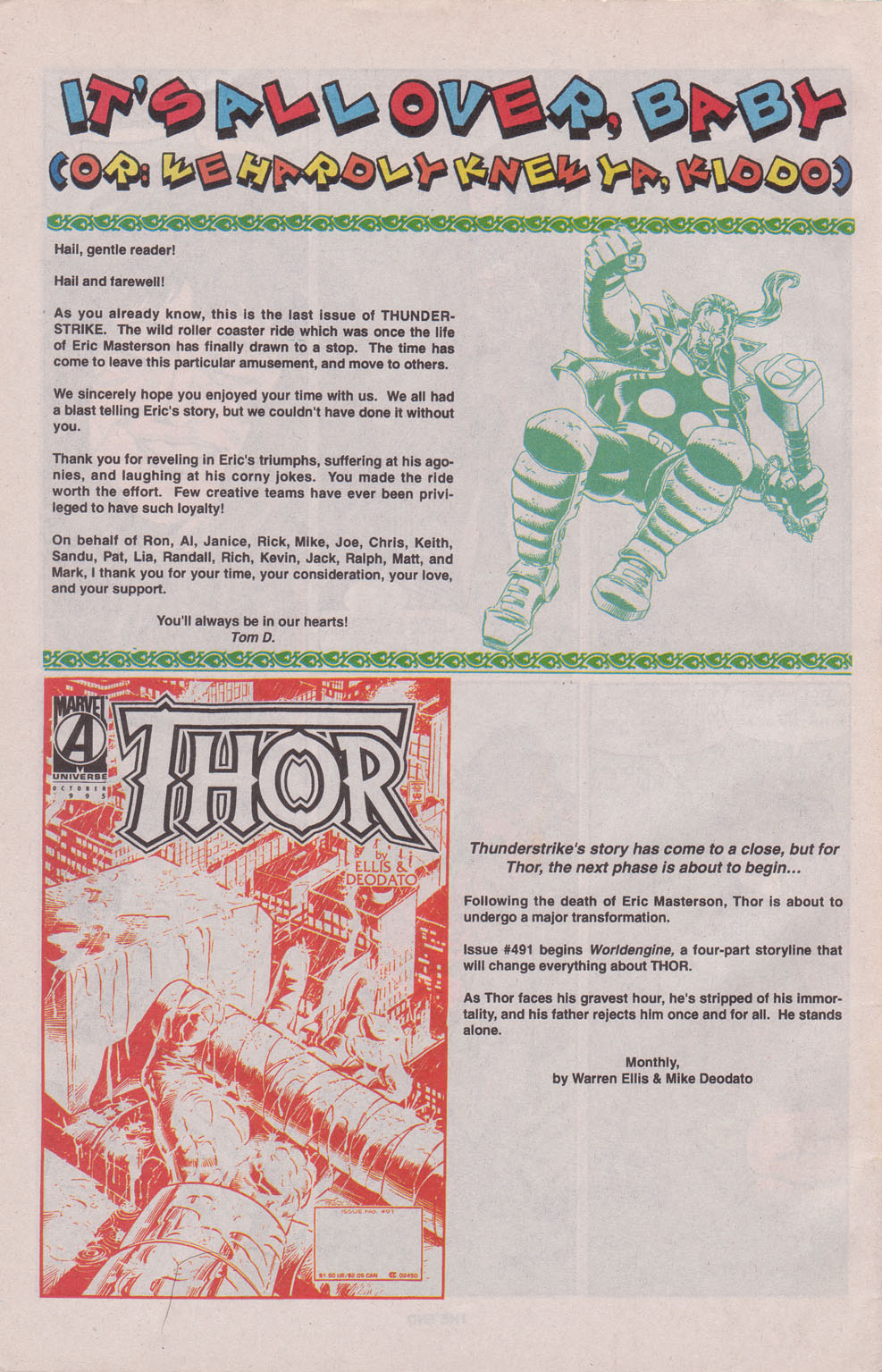 Read online Thunderstrike (1993) comic -  Issue #24 - 24