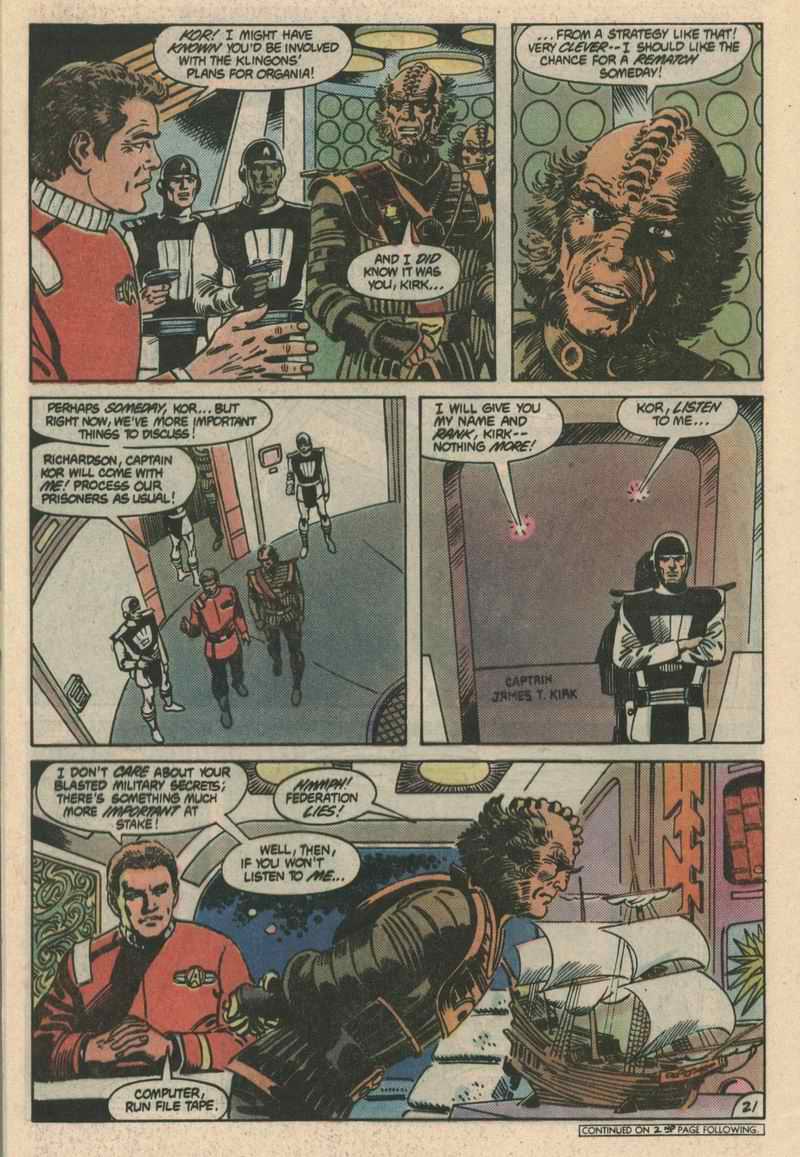 Read online Star Trek (1984) comic -  Issue #3 - 22