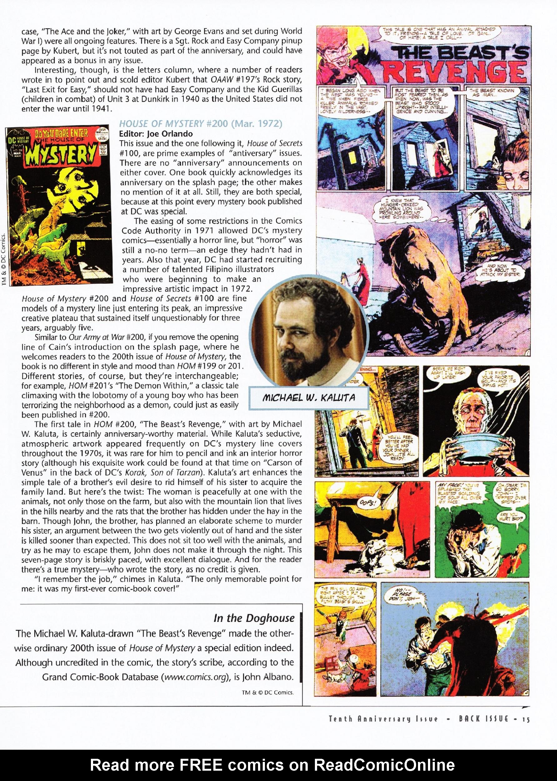 Read online Back Issue comic -  Issue #69 - 16