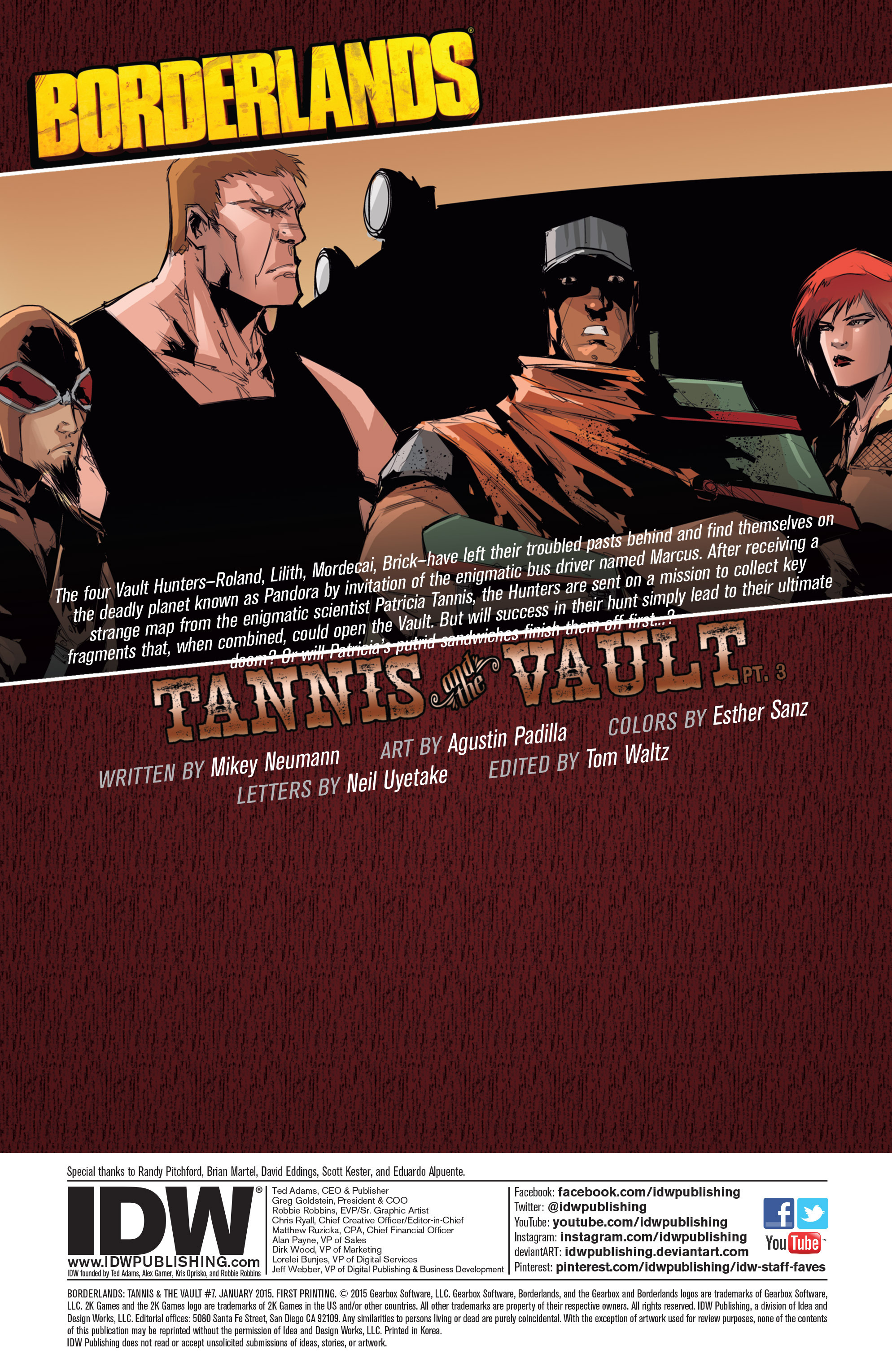 Read online Borderlands: Tannis & the Vault comic -  Issue #7 - 2