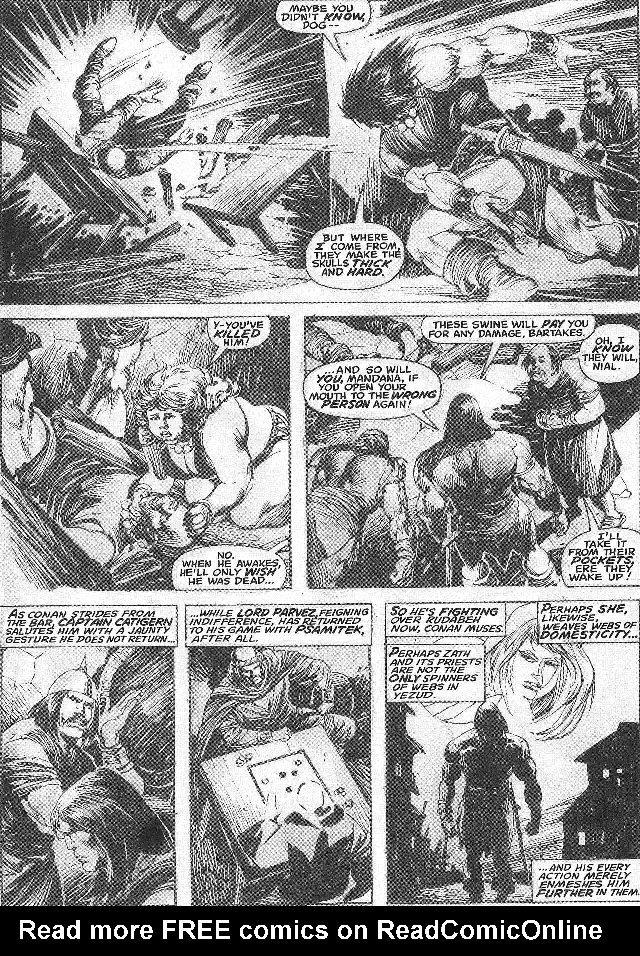 Read online The Savage Sword Of Conan comic -  Issue #209 - 21