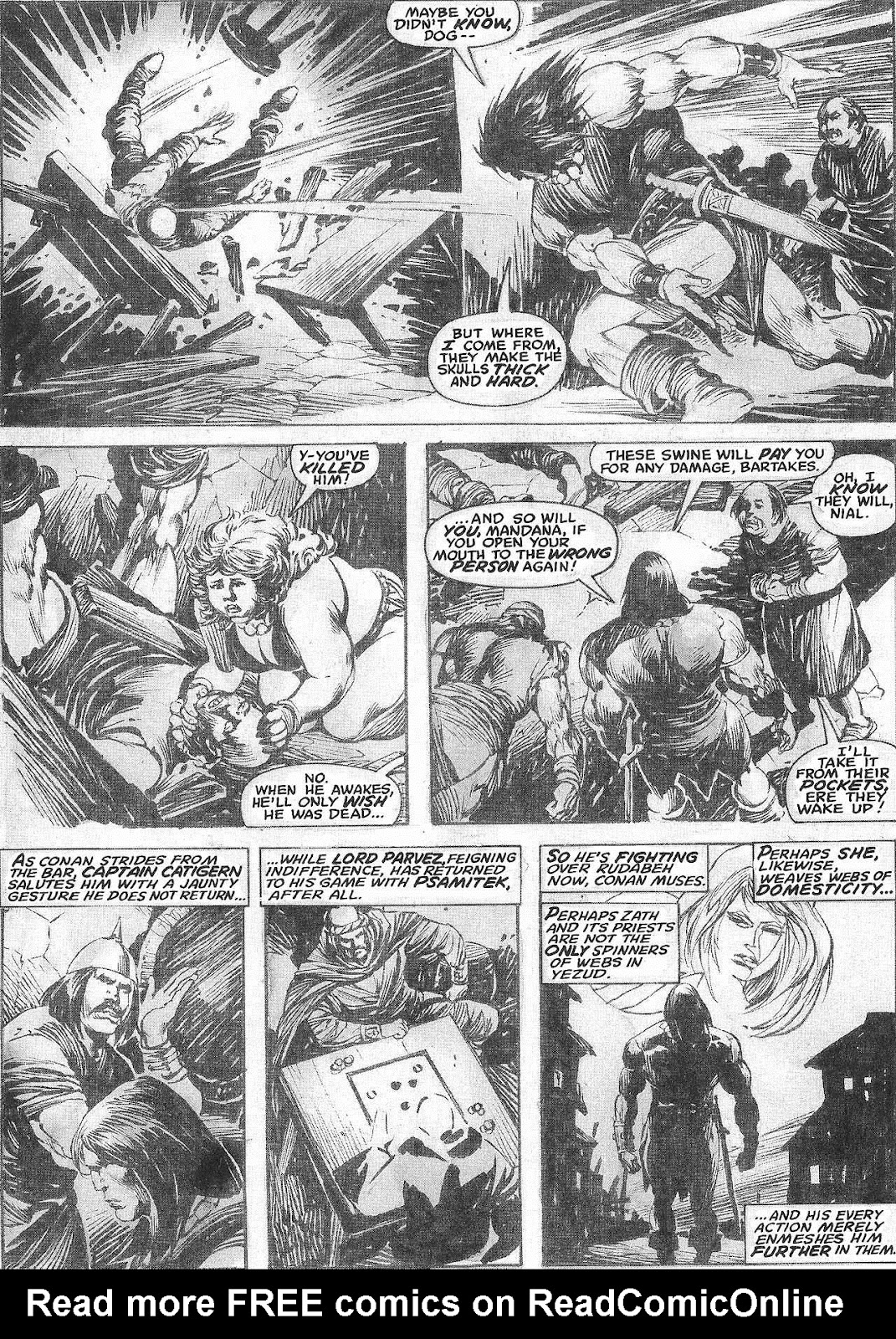 The Savage Sword Of Conan issue 209 - Page 21