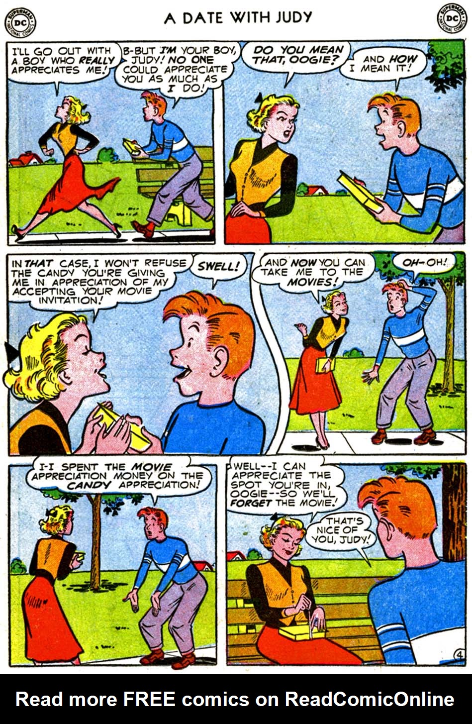 Read online A Date with Judy comic -  Issue #40 - 13