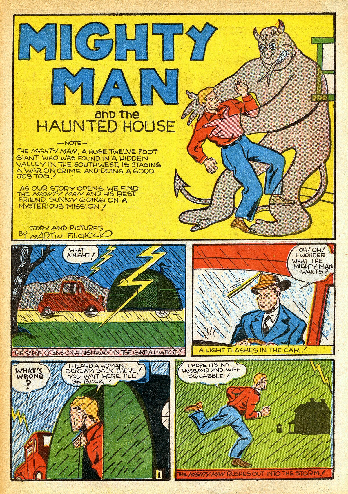 Read online Amazing Man Comics comic -  Issue #10 - 52