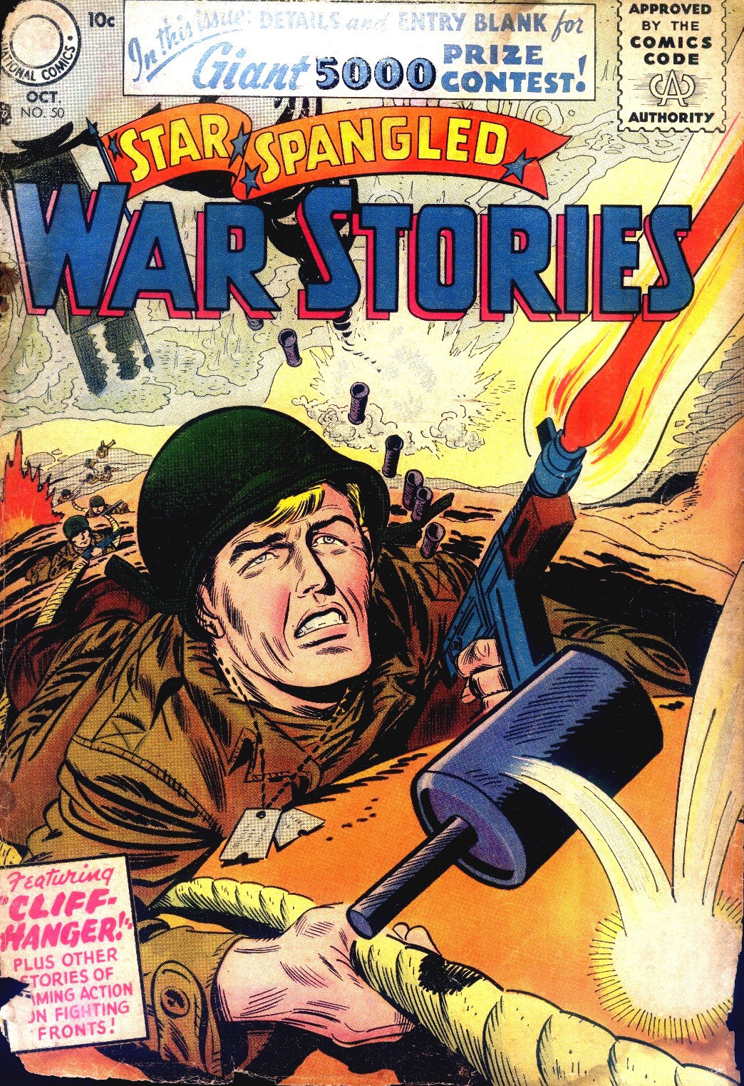 Read online Star Spangled War Stories (1952) comic -  Issue #50 - 1