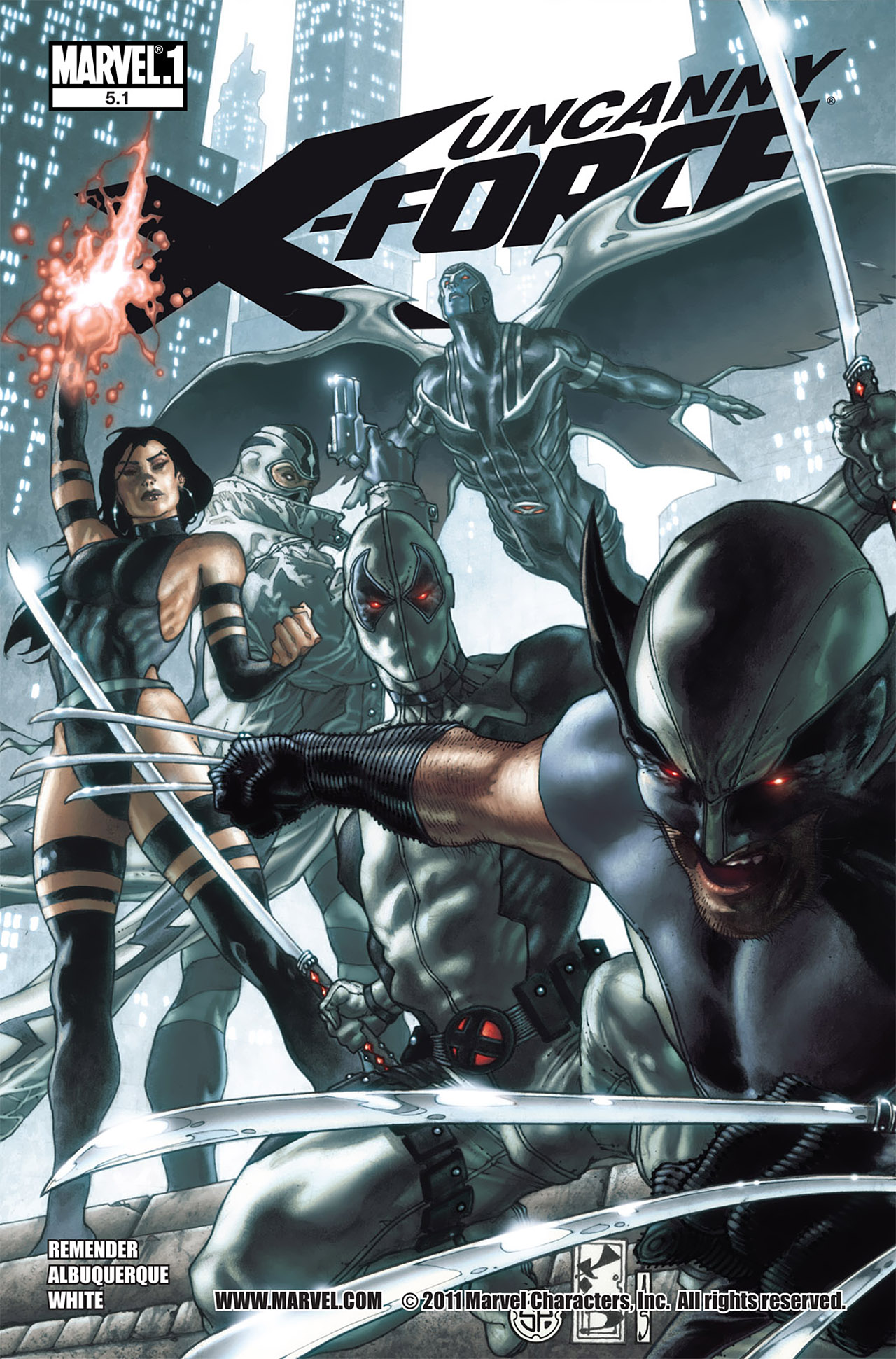 Read online Uncanny X-Force (2010) comic -  Issue #5.1 - 1