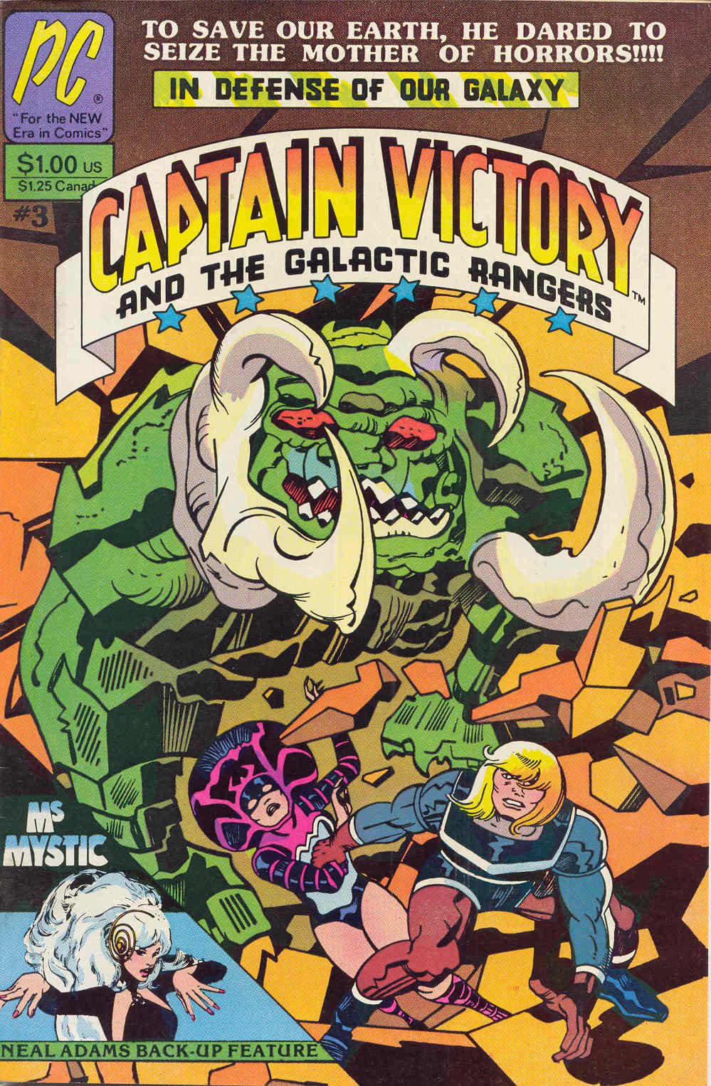 Read online Captain Victory and the Galactic Rangers (1981) comic -  Issue #3 - 1