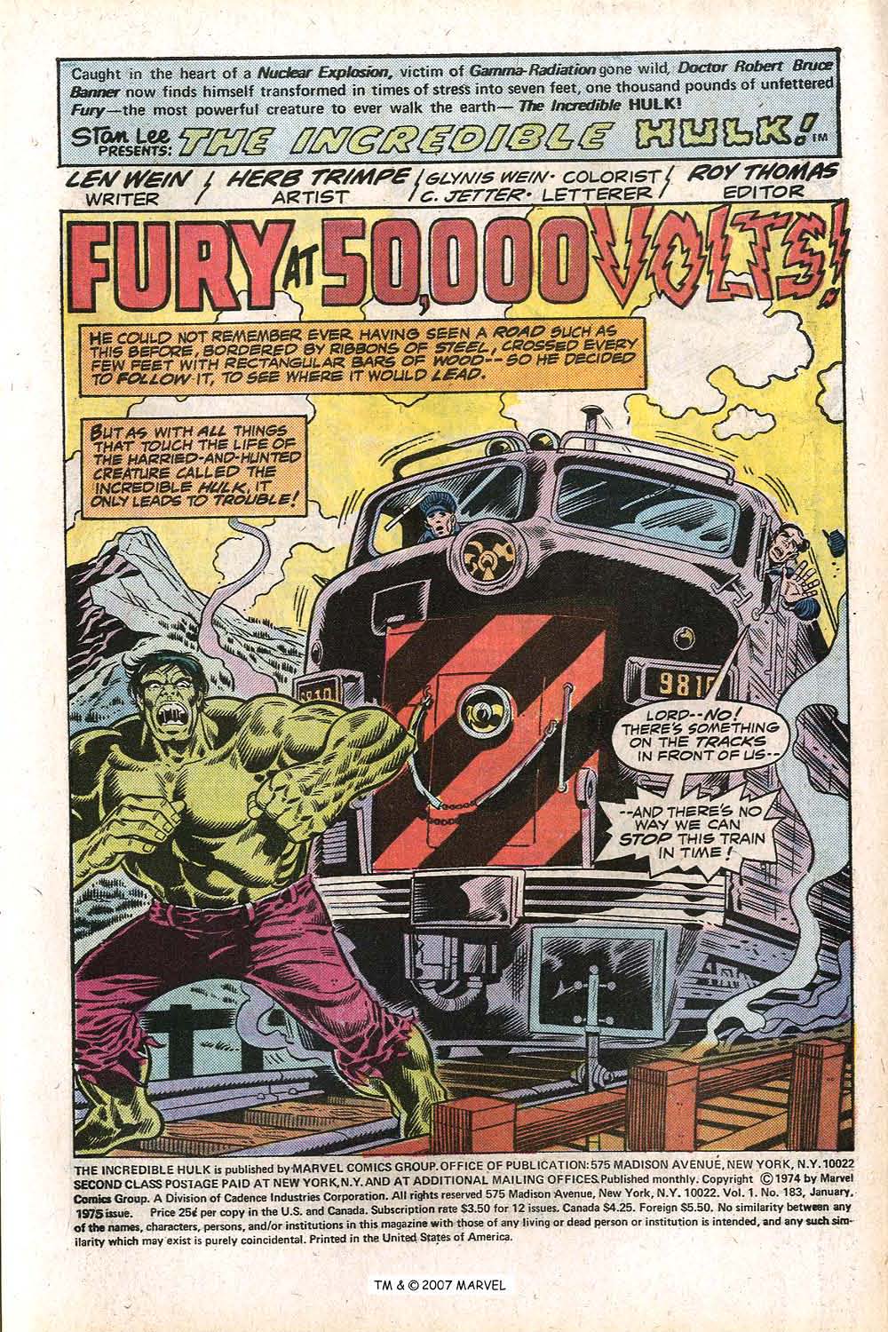 Read online The Incredible Hulk (1968) comic -  Issue #183 - 3