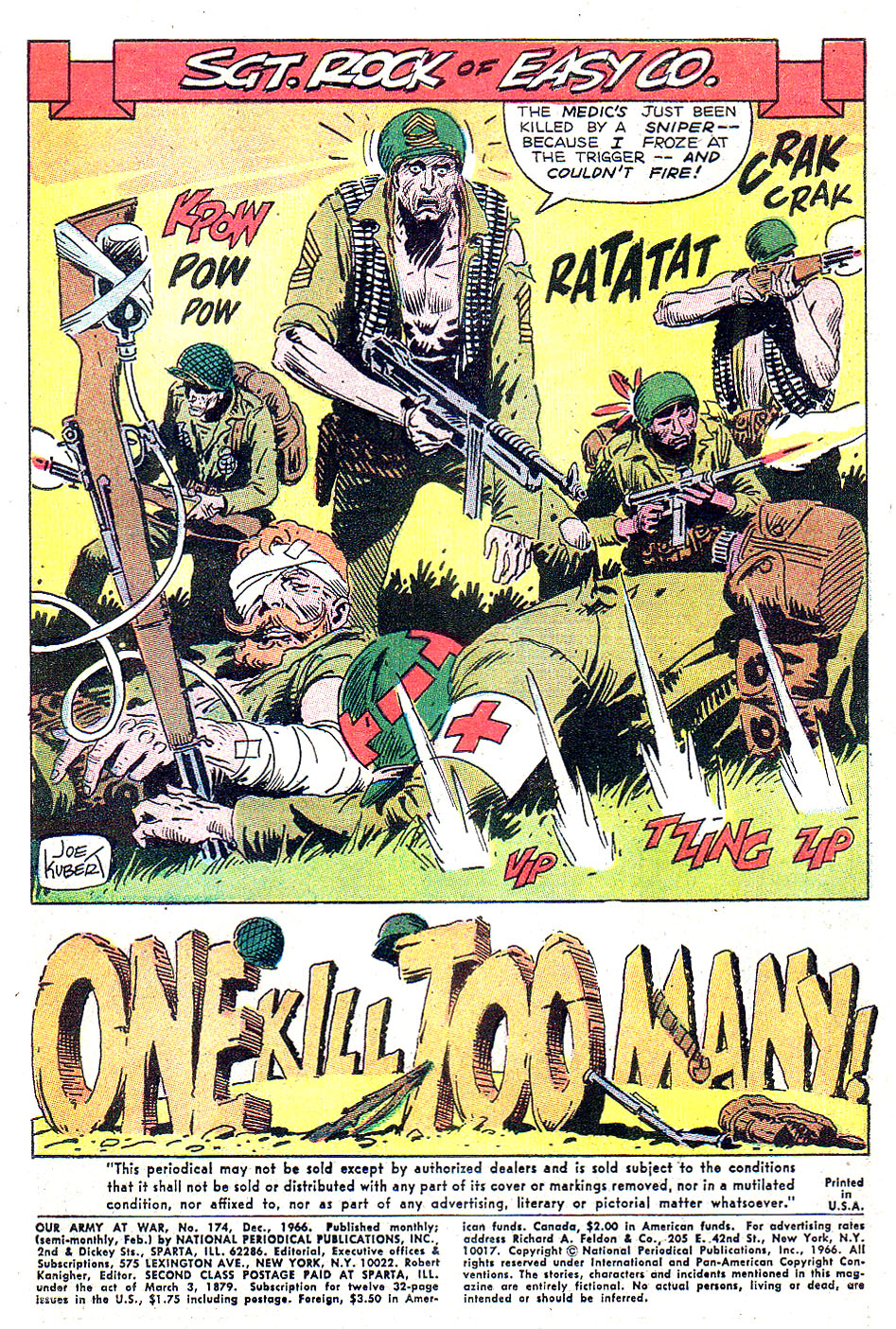 Read online Our Army at War (1952) comic -  Issue #174 - 3