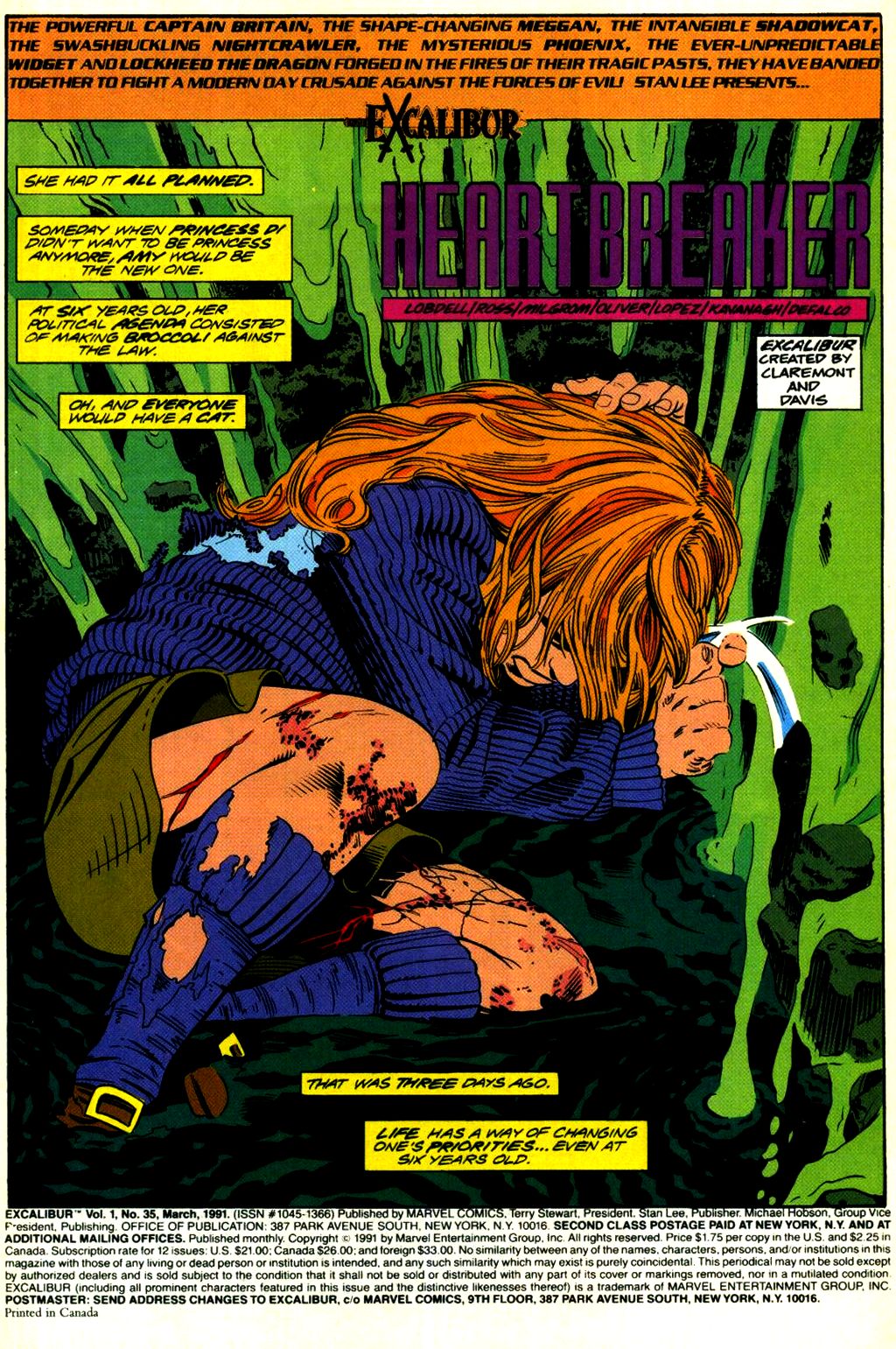 Read online Excalibur (1988) comic -  Issue #35 - 2