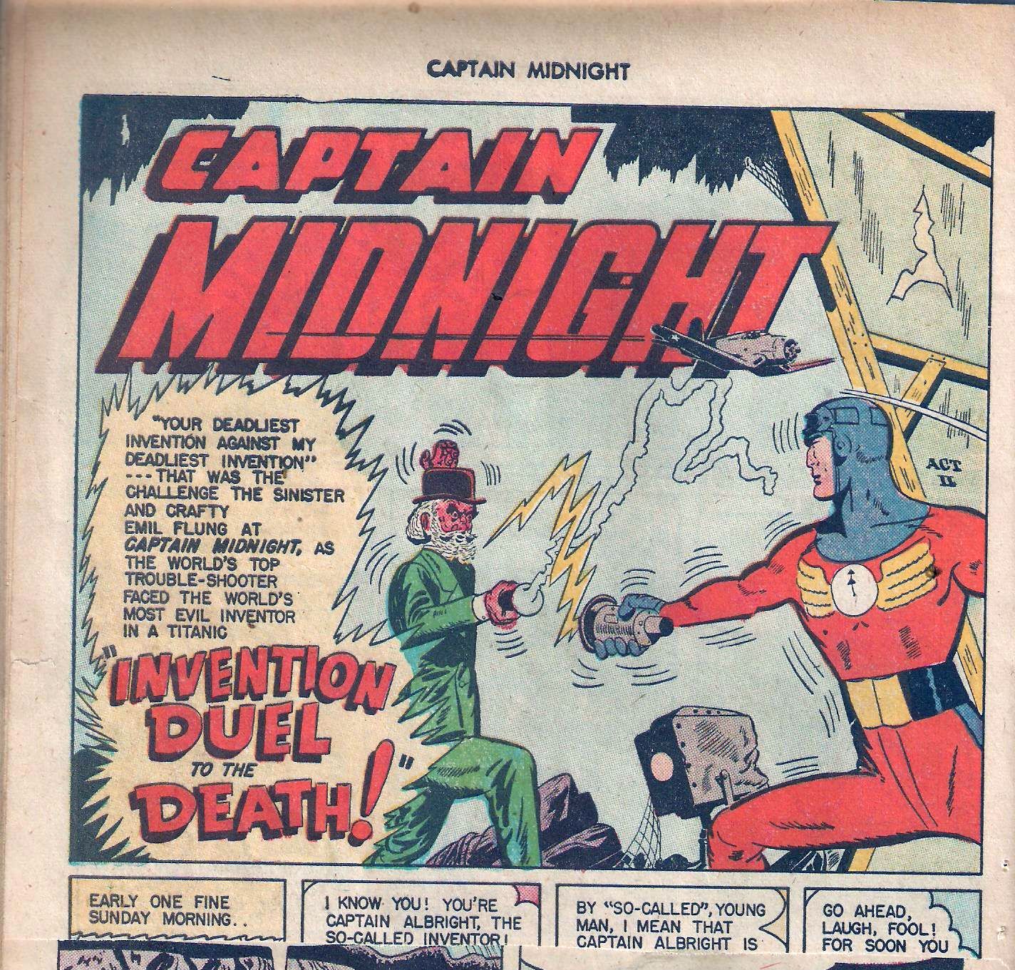 Read online Captain Midnight (1942) comic -  Issue #44 - 44