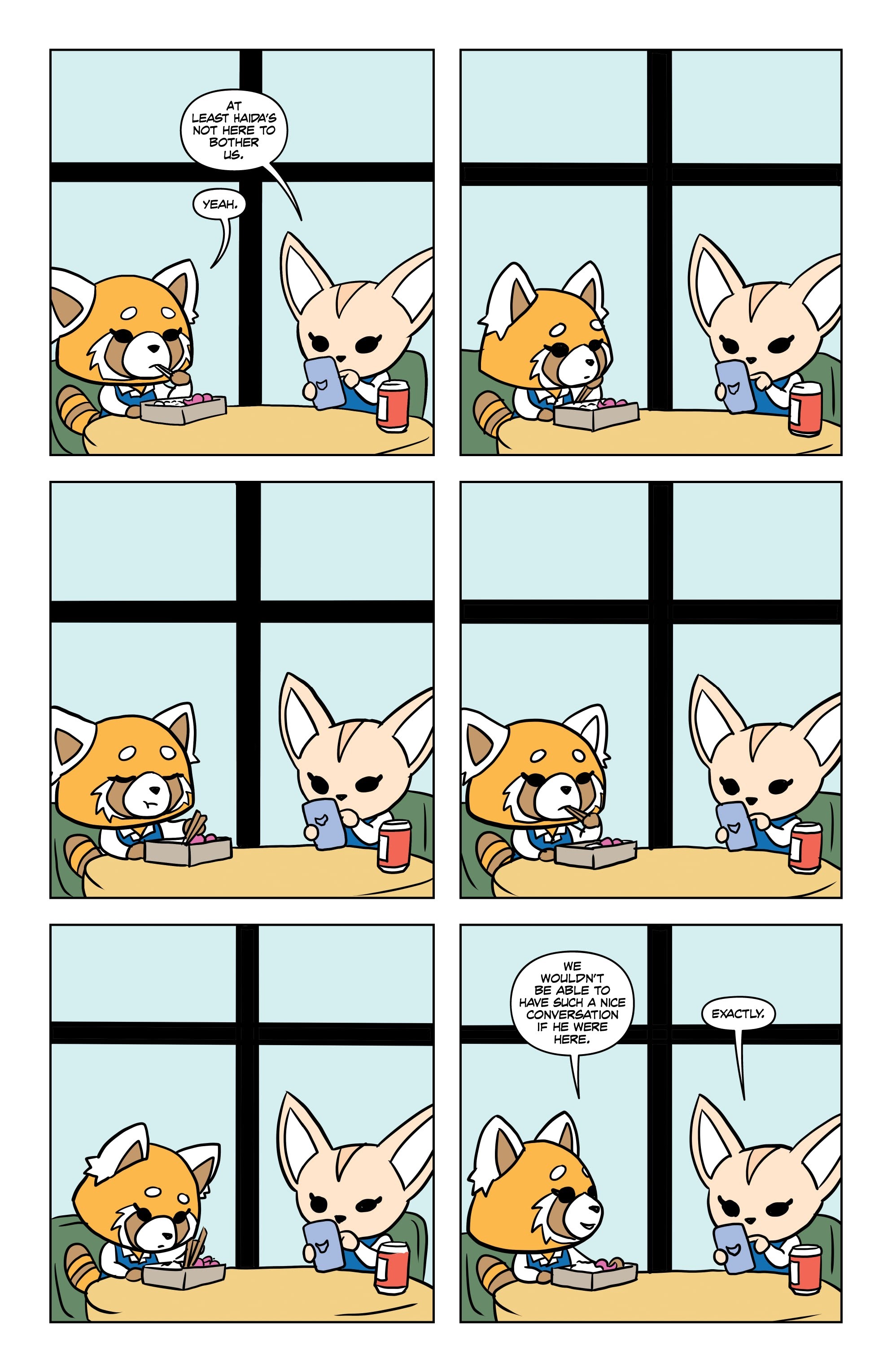 Read online Aggretsuko: Meet Her World comic -  Issue #1 - 8