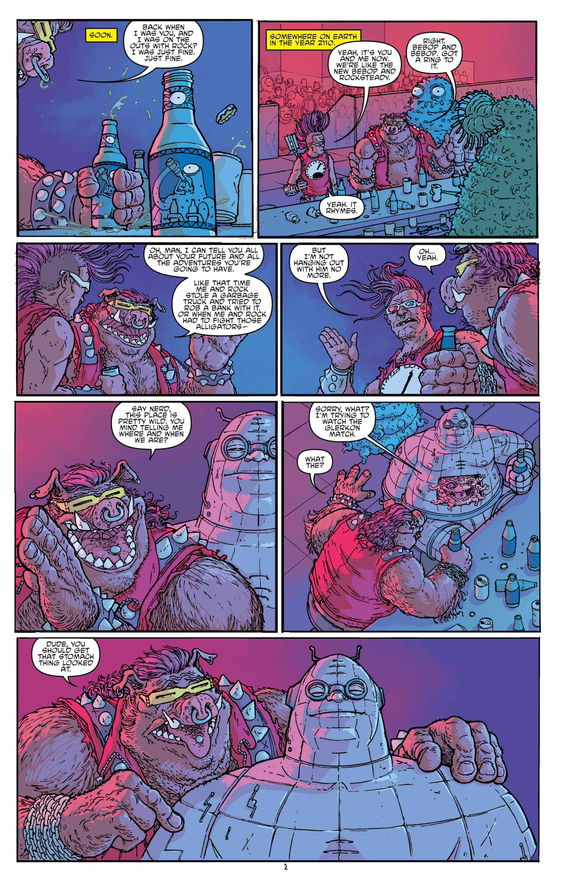 Read online Teenage Mutant Ninja Turtles Bebop & Rocksteady Destroy Everything comic -  Issue #4 - 4