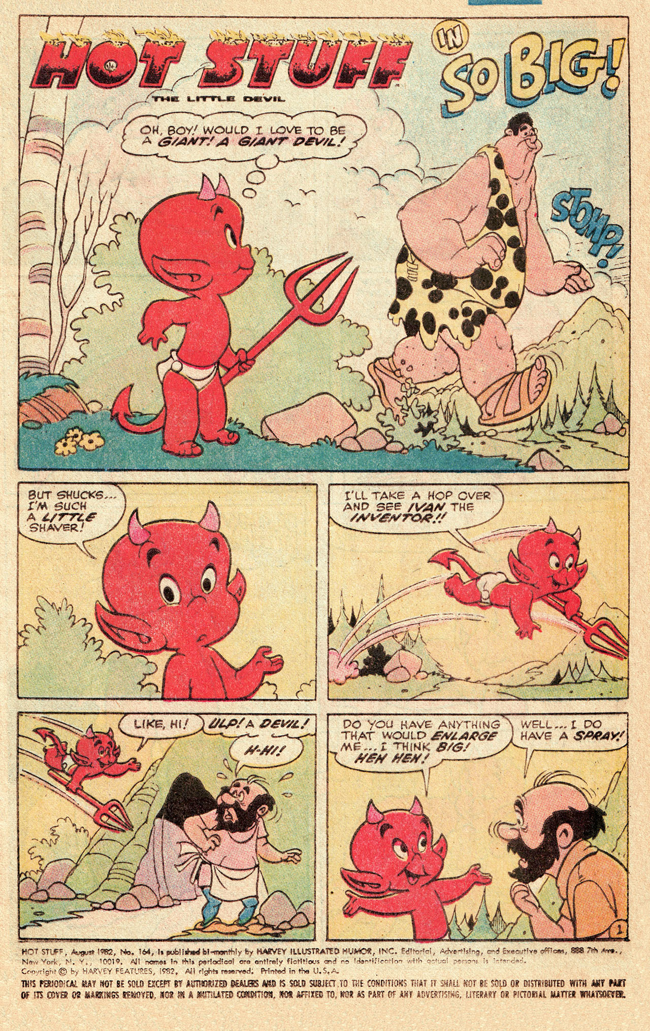 Read online Hot Stuff, the Little Devil comic -  Issue #164 - 5