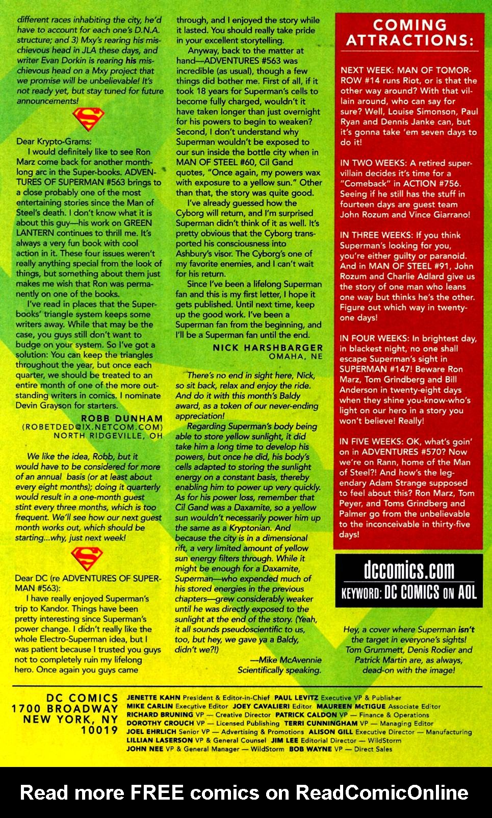Read online Adventures of Superman (1987) comic -  Issue #569 - 25