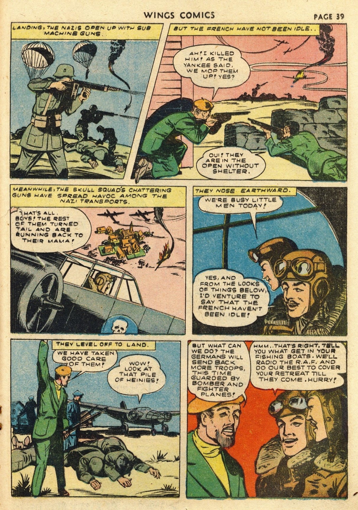 Read online Wings Comics comic -  Issue #33 - 41