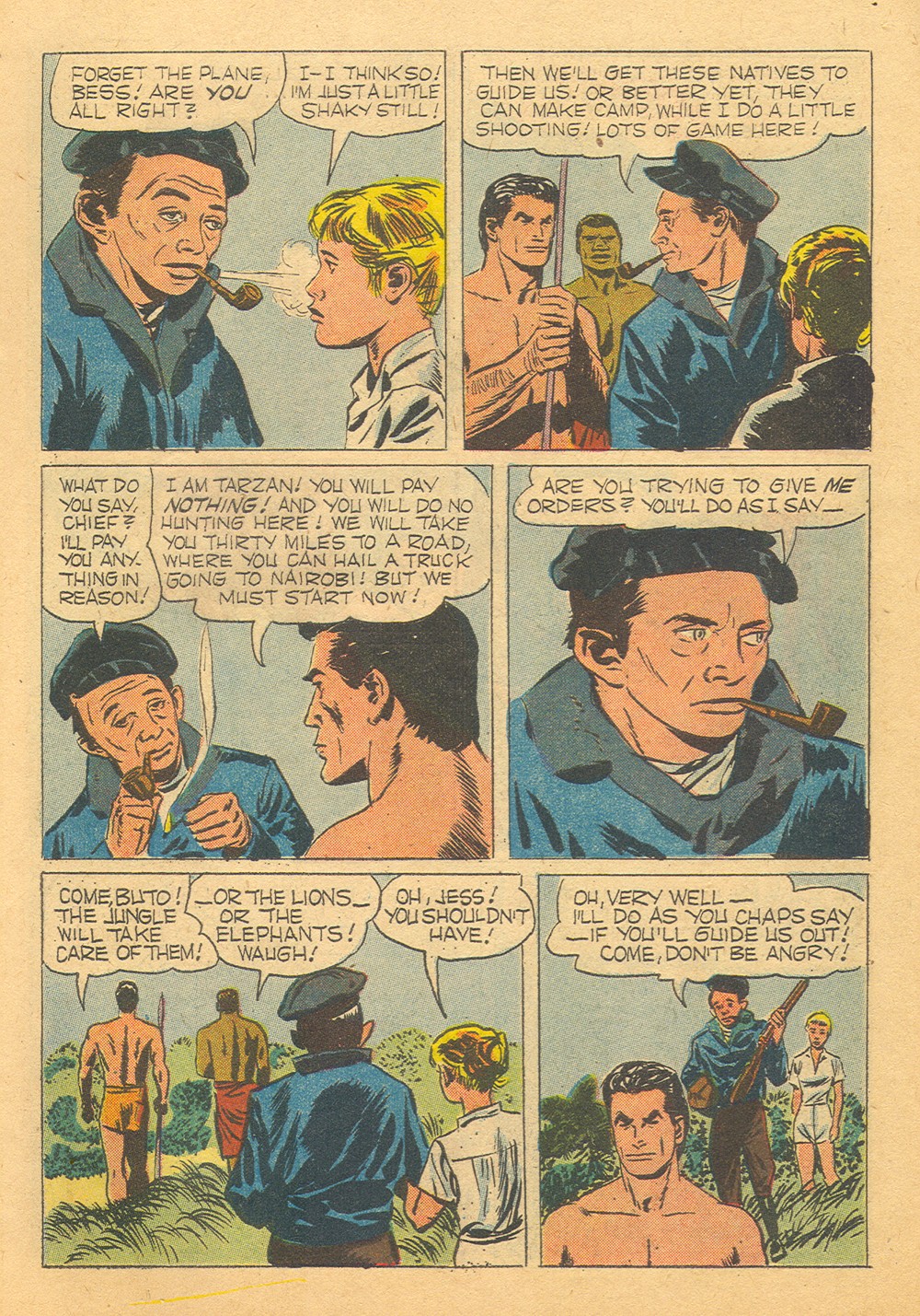 Read online Tarzan (1948) comic -  Issue #110 - 7