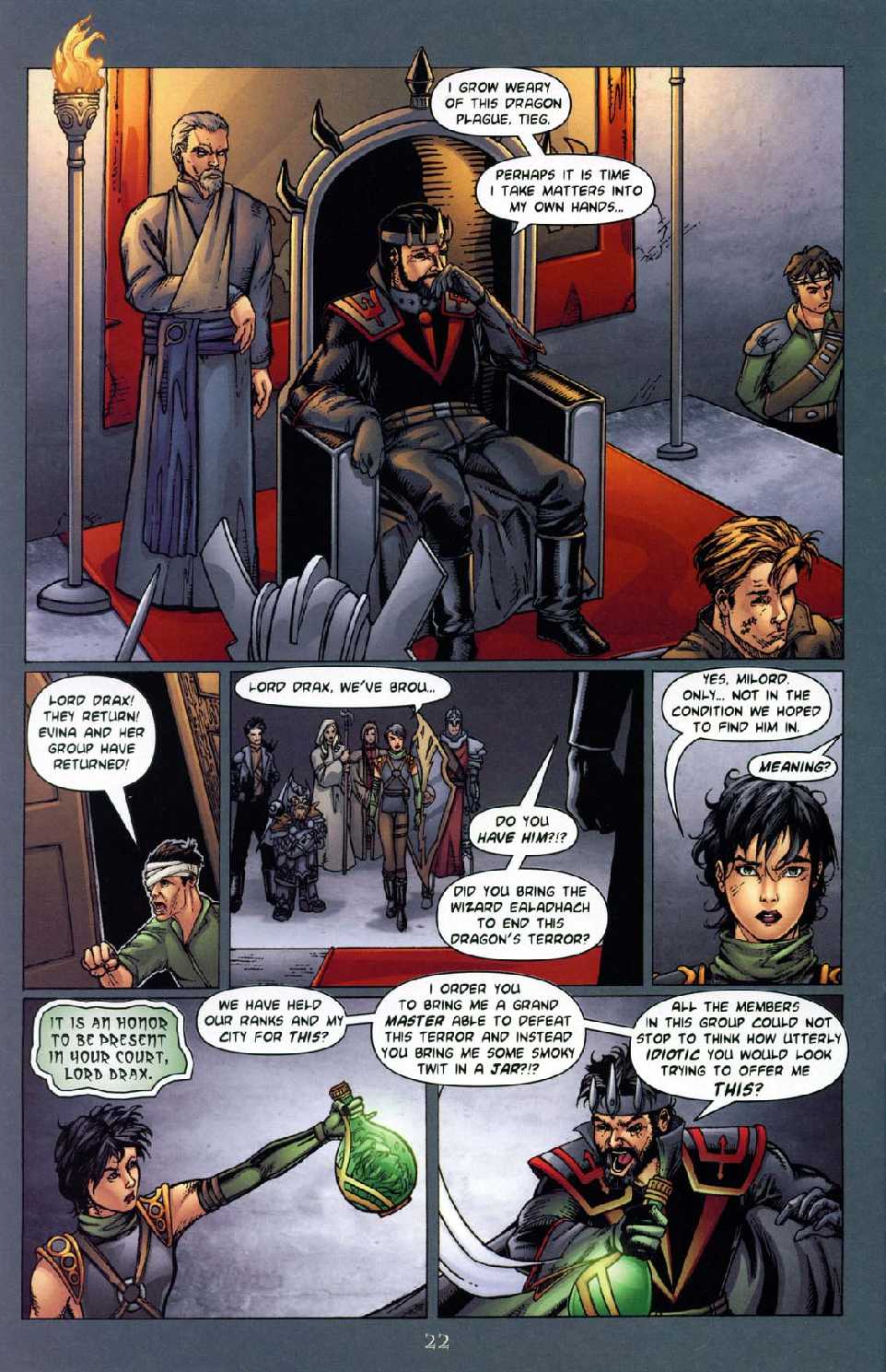 Read online Dungeons And Dragons: In The Shadow Of Dragons comic -  Issue #6 - 22