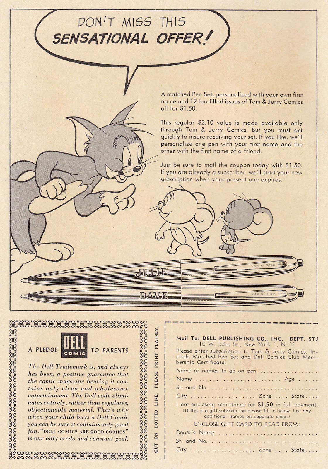Tom & Jerry Comics issue 154 - Page 2