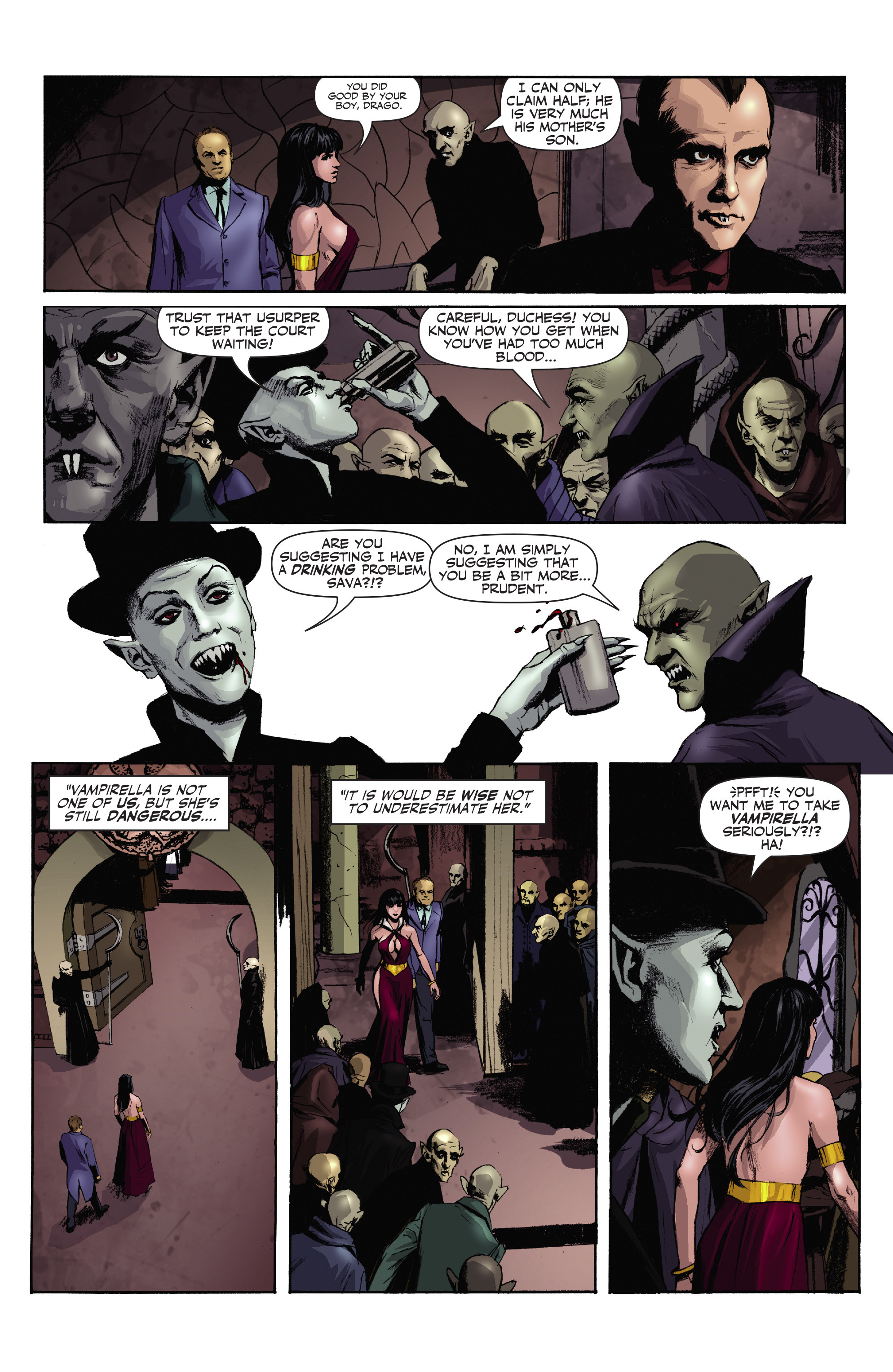 Read online Vampirella (2014) comic -  Issue #13 - 14