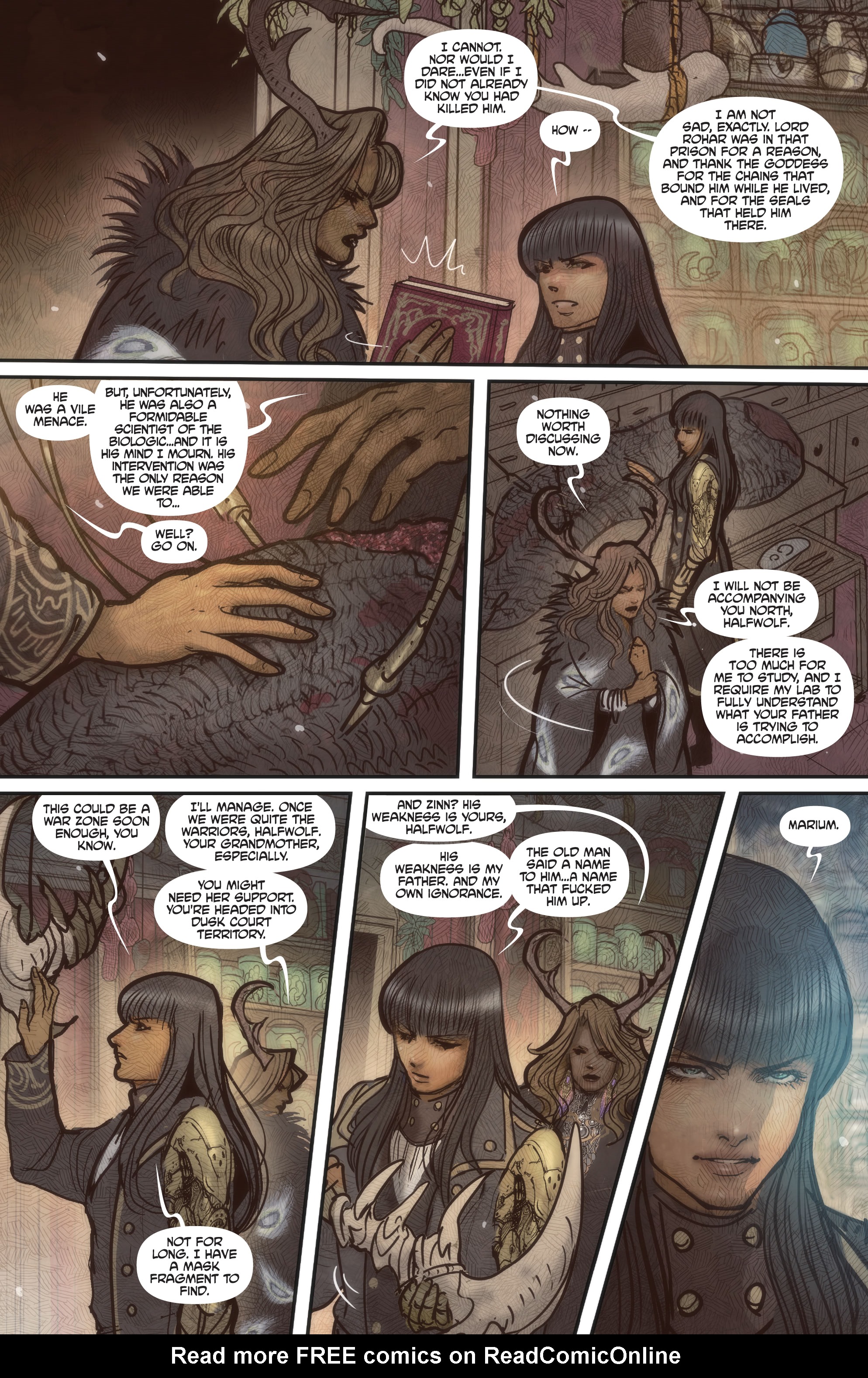 Read online Monstress comic -  Issue #25 - 22