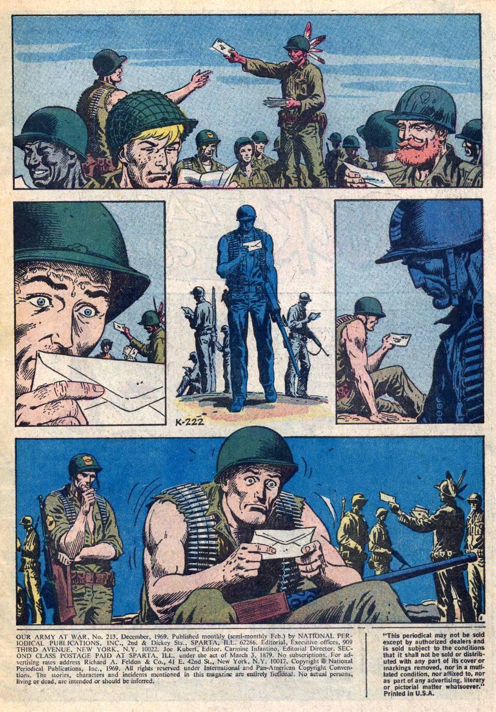 Read online Our Army at War (1952) comic -  Issue #213 - 3