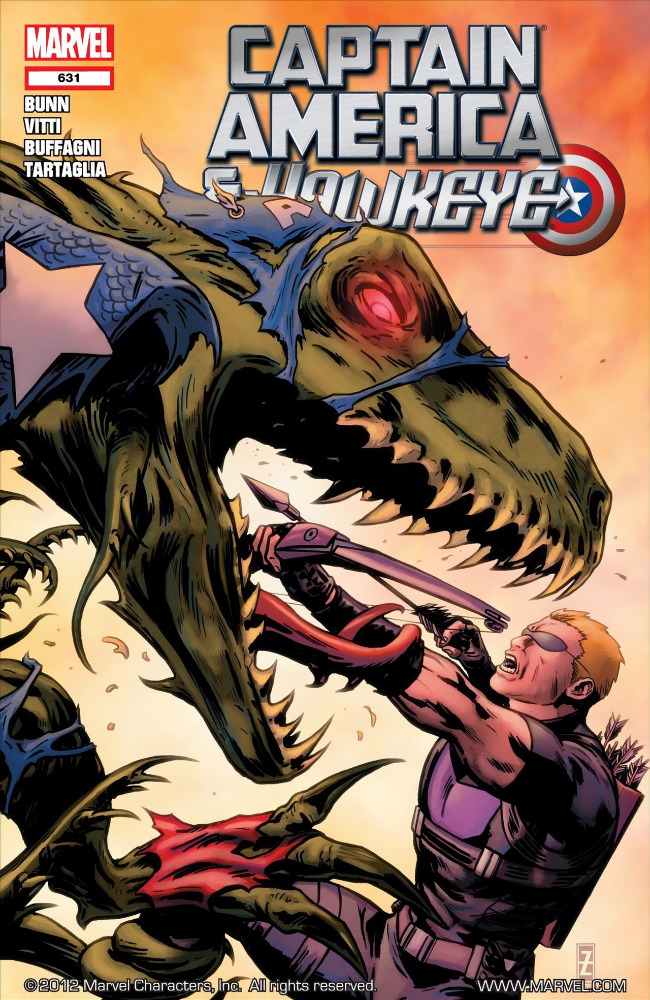 Read online Captain America And Hawkeye comic -  Issue #631 - 1