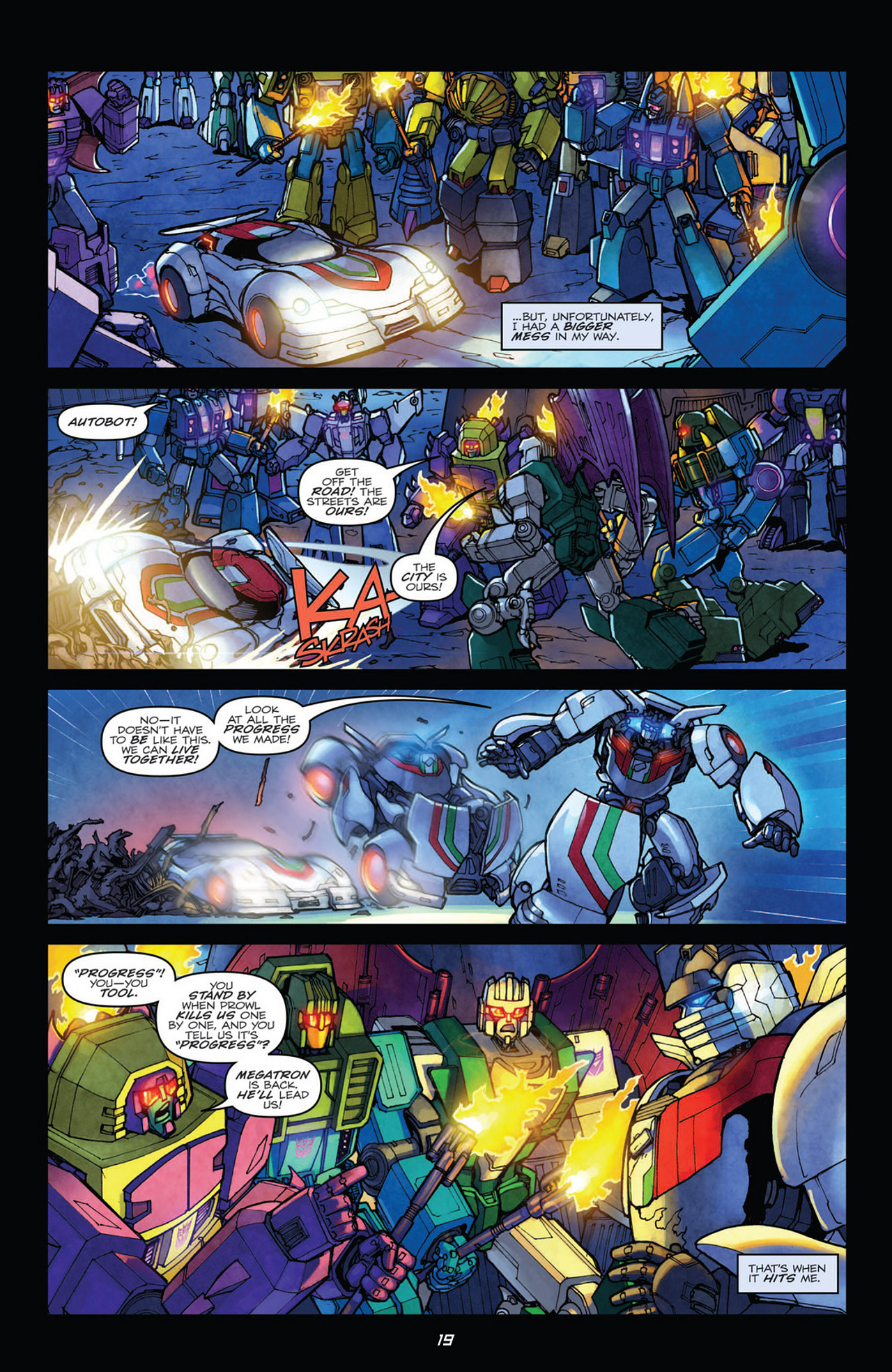 Read online Transformers: Robots In Disguise (2012) comic -  Issue #12 - 21