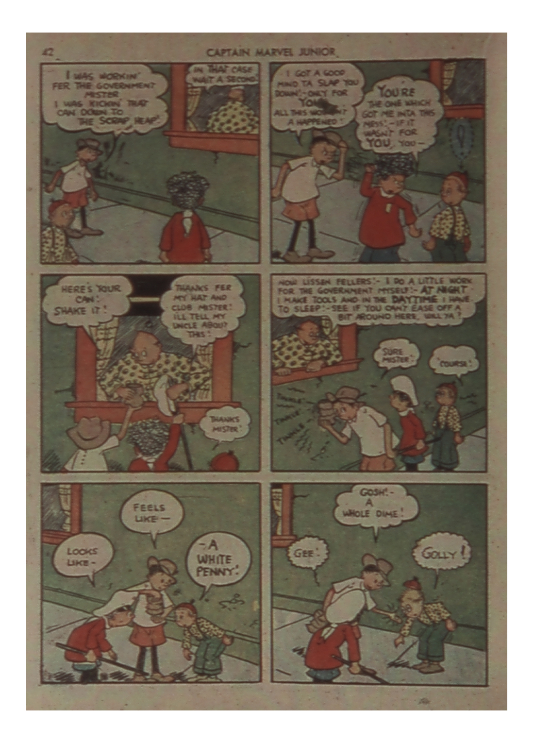 Read online Captain Marvel, Jr. comic -  Issue #4 - 43