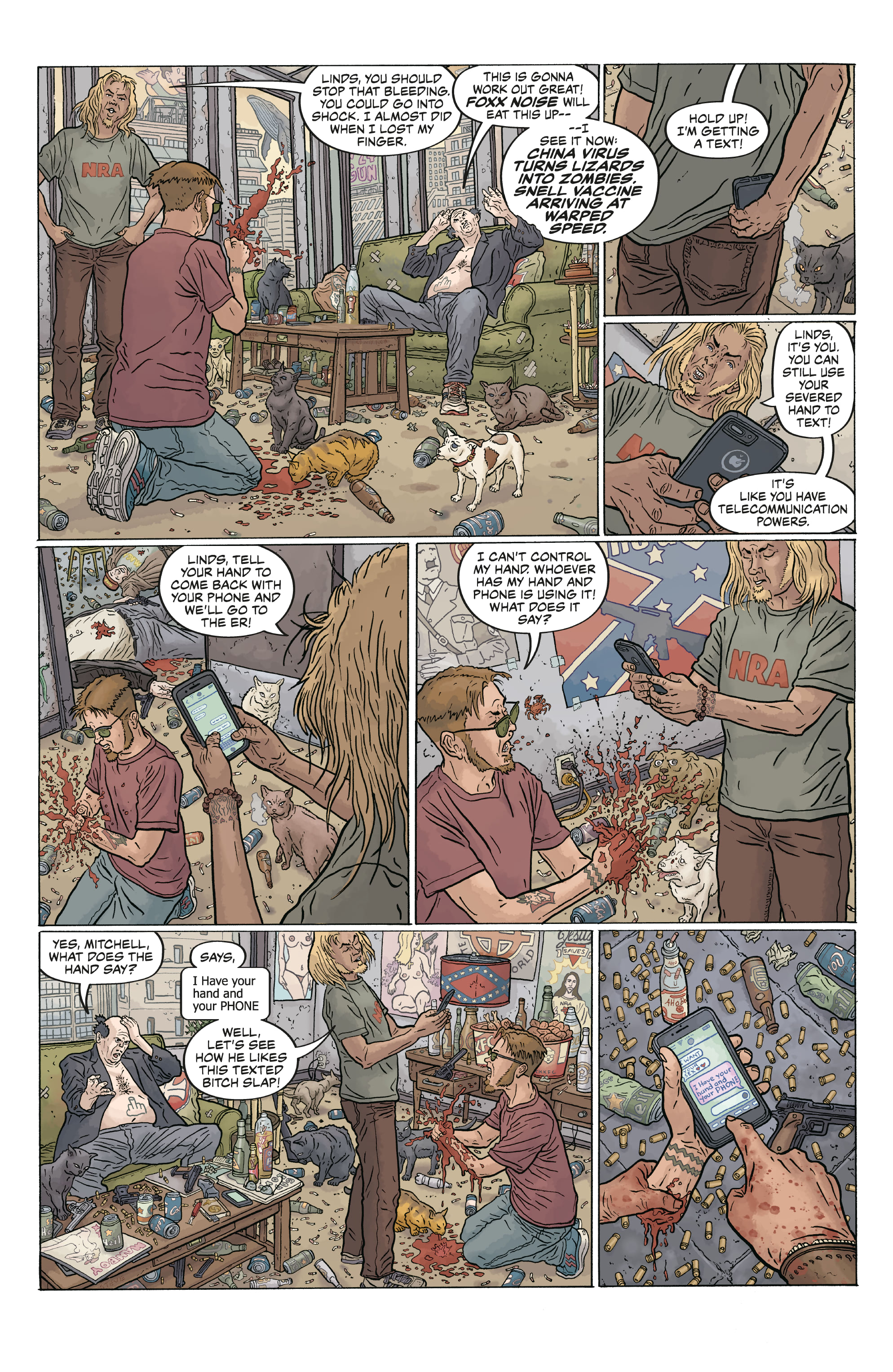 Read online Shaolin Cowboy: Cruel to Be Kin comic -  Issue #5 - 23