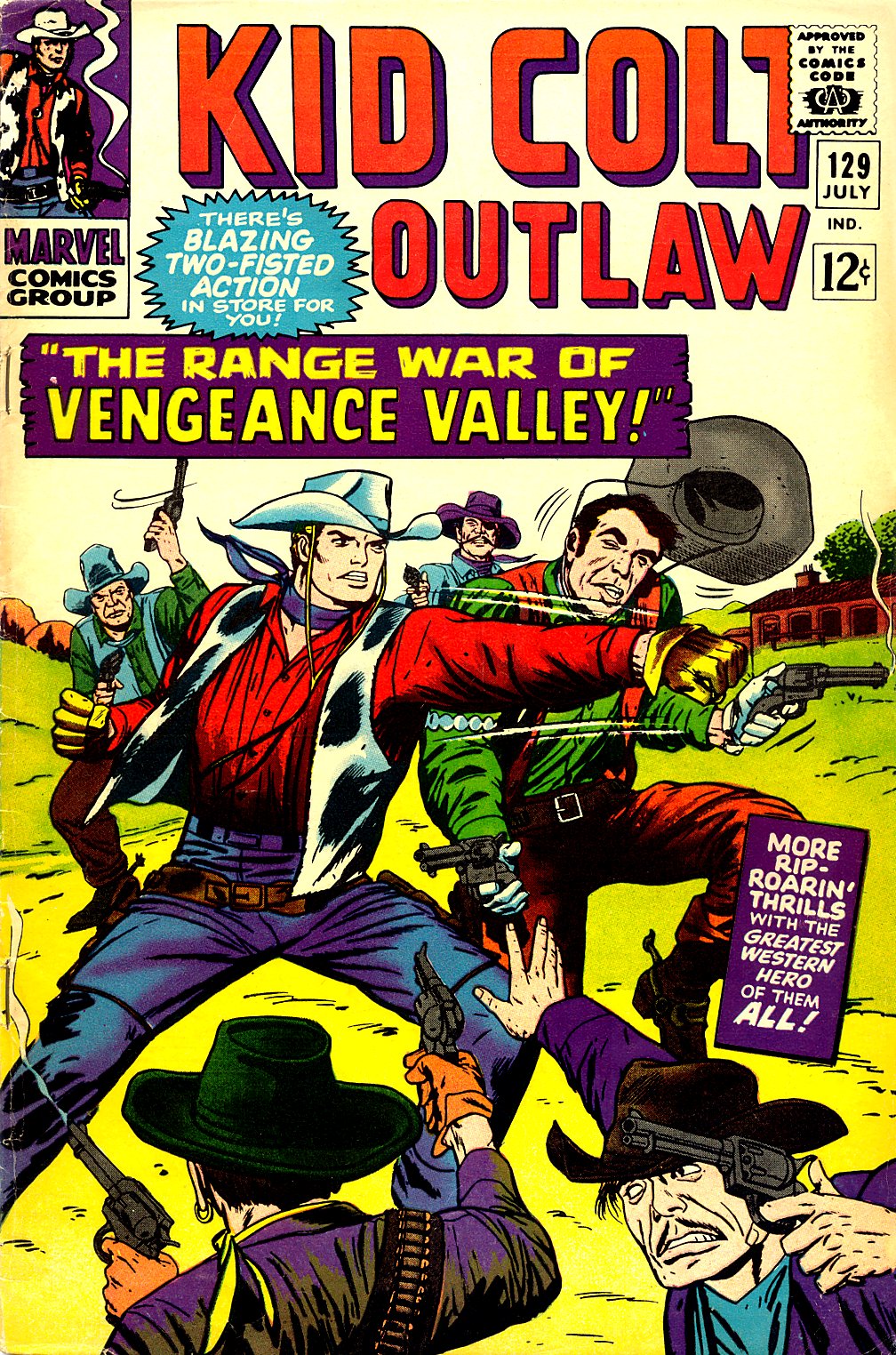 Read online Kid Colt Outlaw comic -  Issue #129 - 1