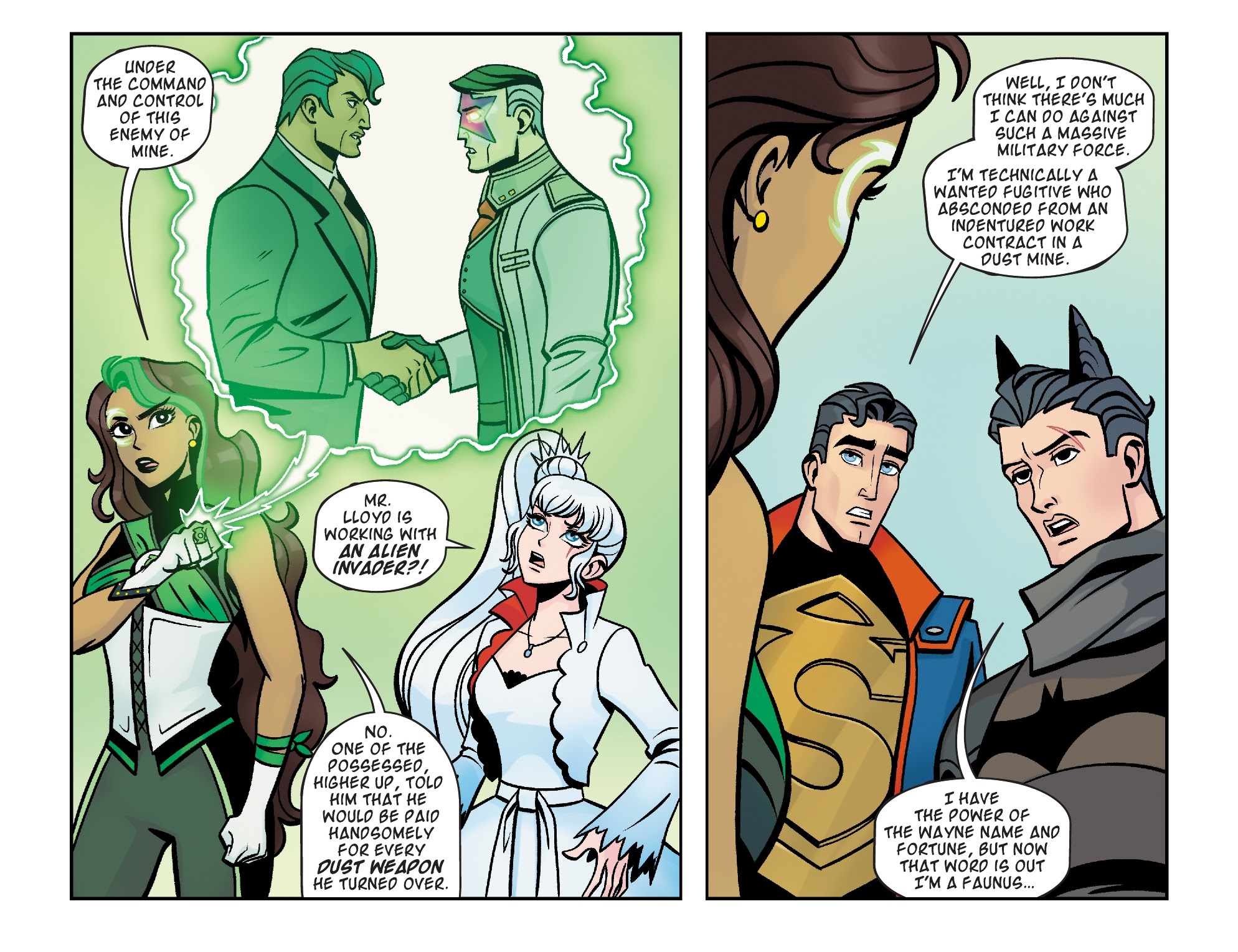 Read online RWBY/Justice League comic -  Issue #9 - 14