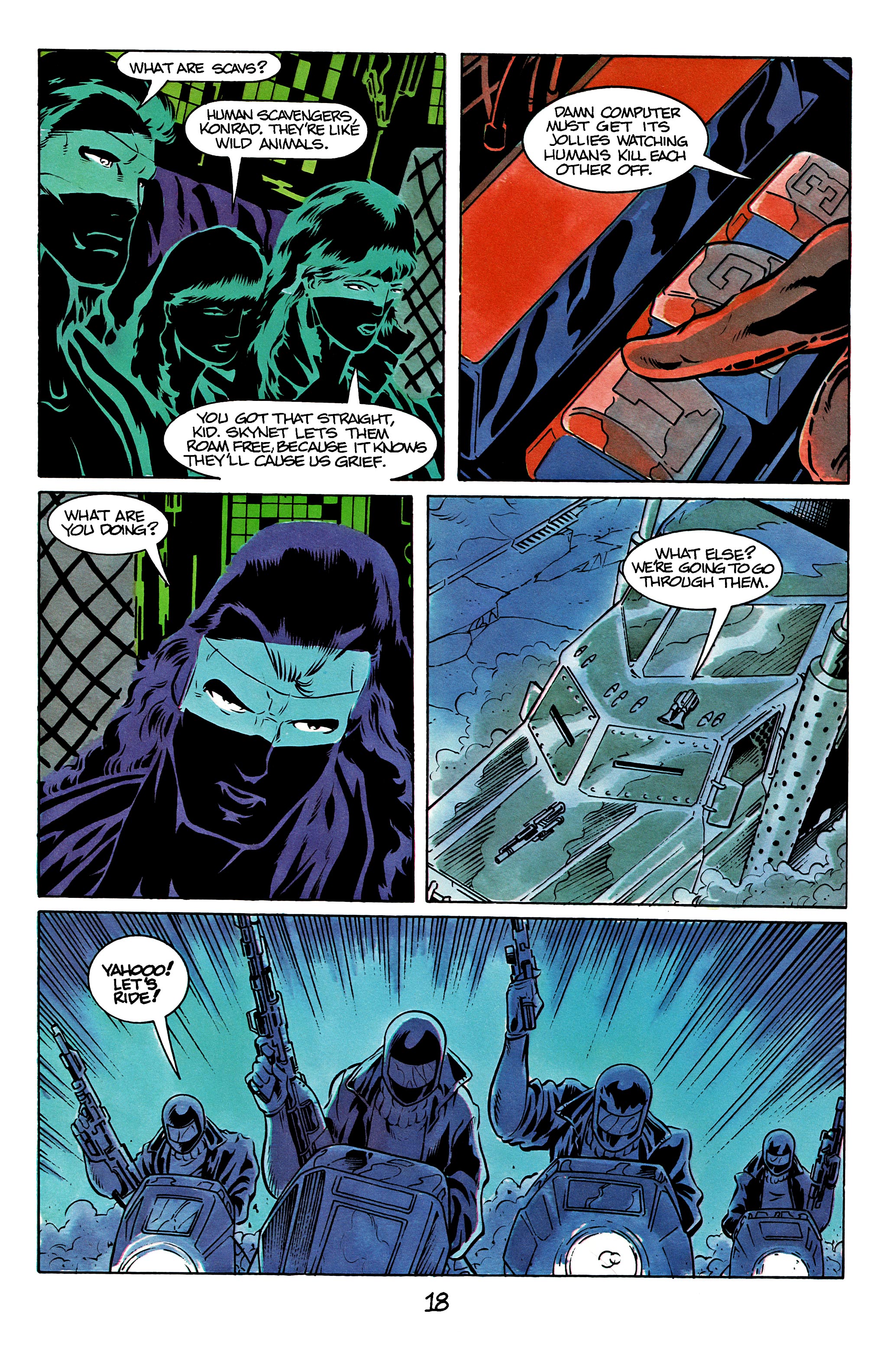 Read online The Terminator (1988) comic -  Issue #12 - 23