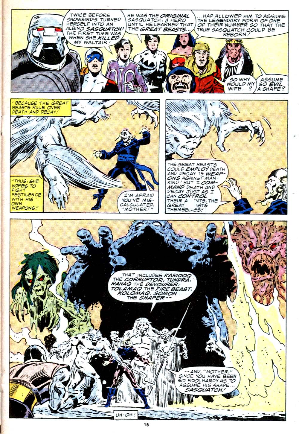 Read online Alpha Flight (1983) comic -  Issue #38 - 16