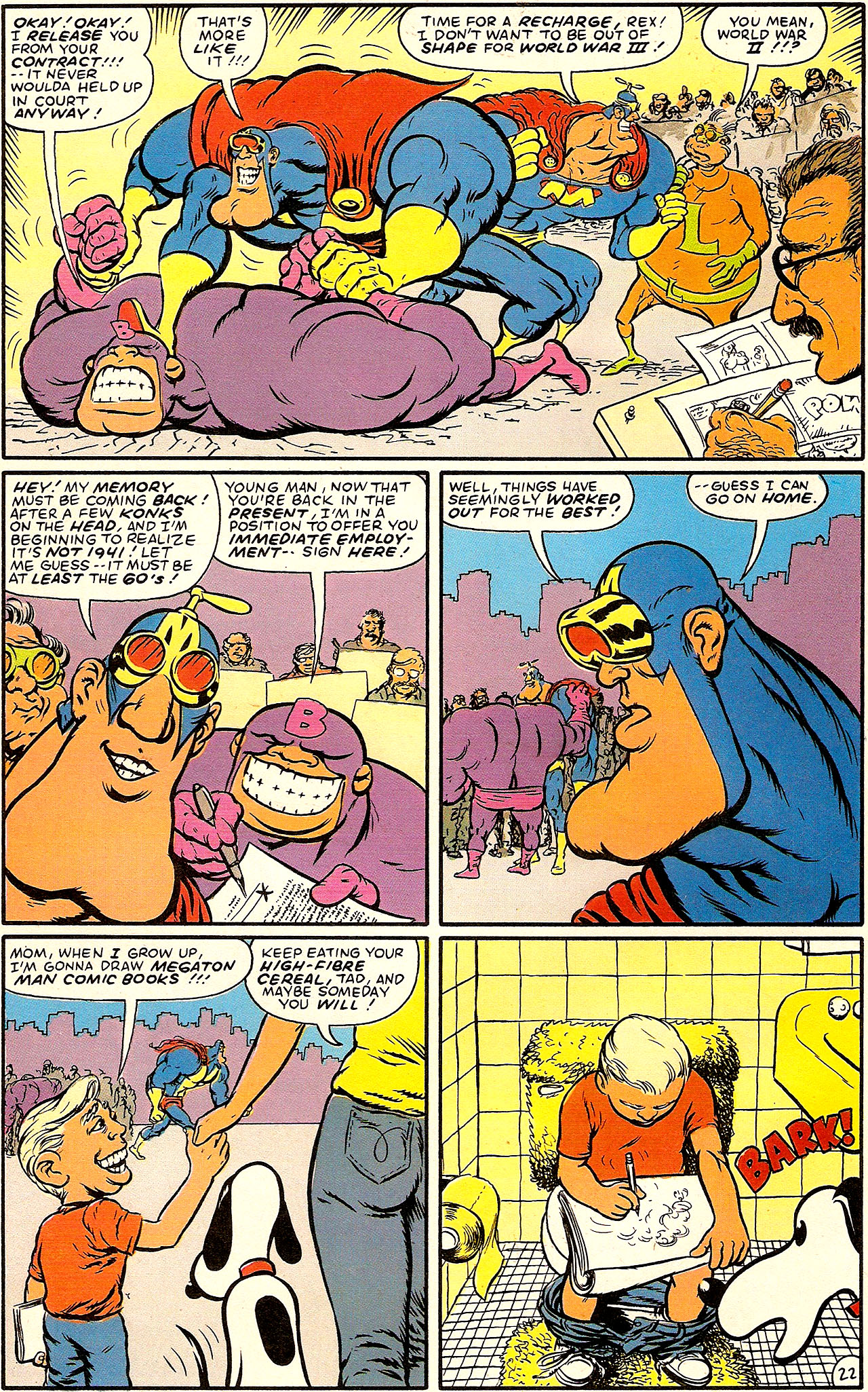 Read online The Return Of Megaton Man comic -  Issue #3 - 24