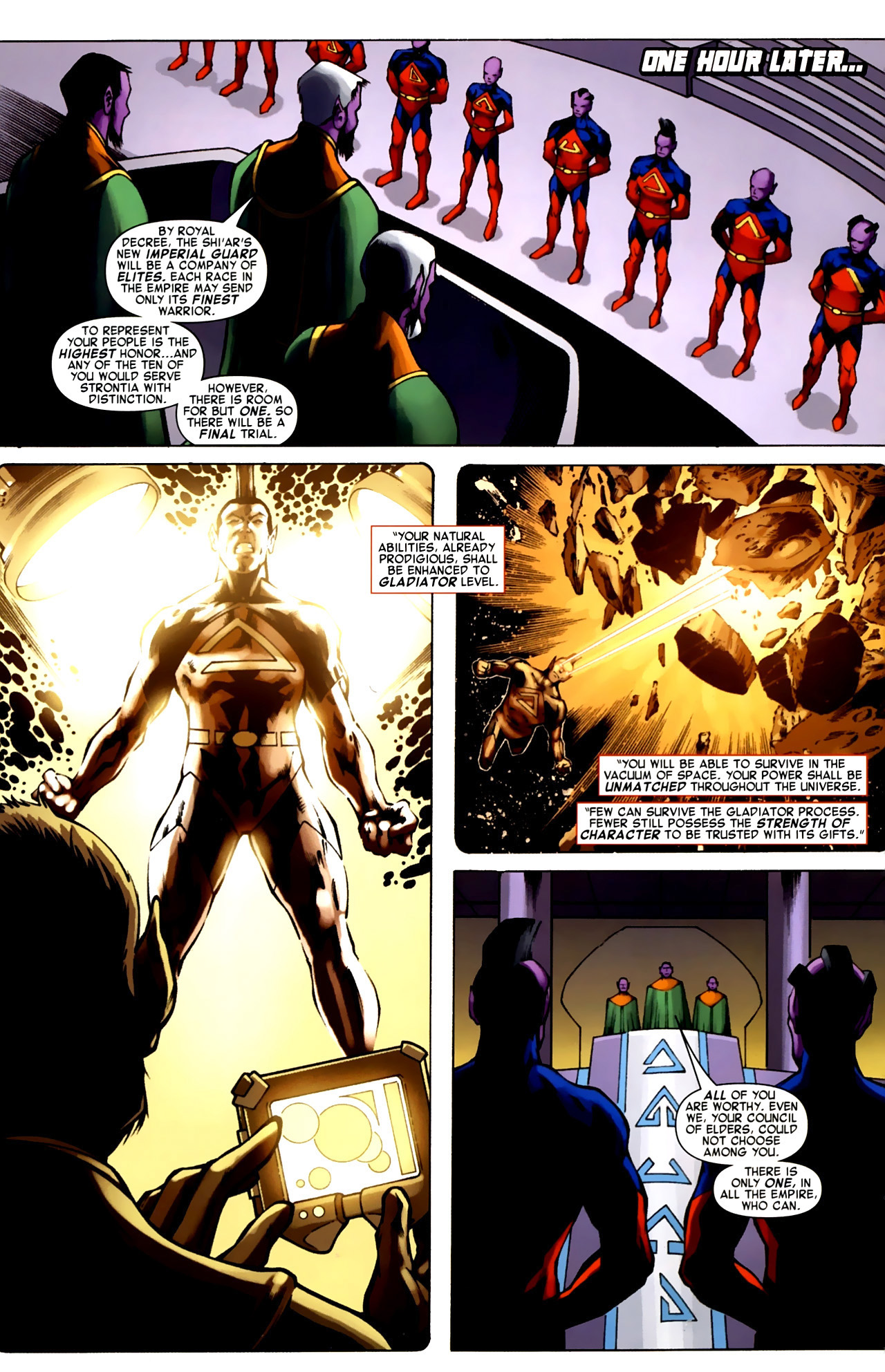 Read online War of Kings: Warriors comic -  Issue #1 - 8