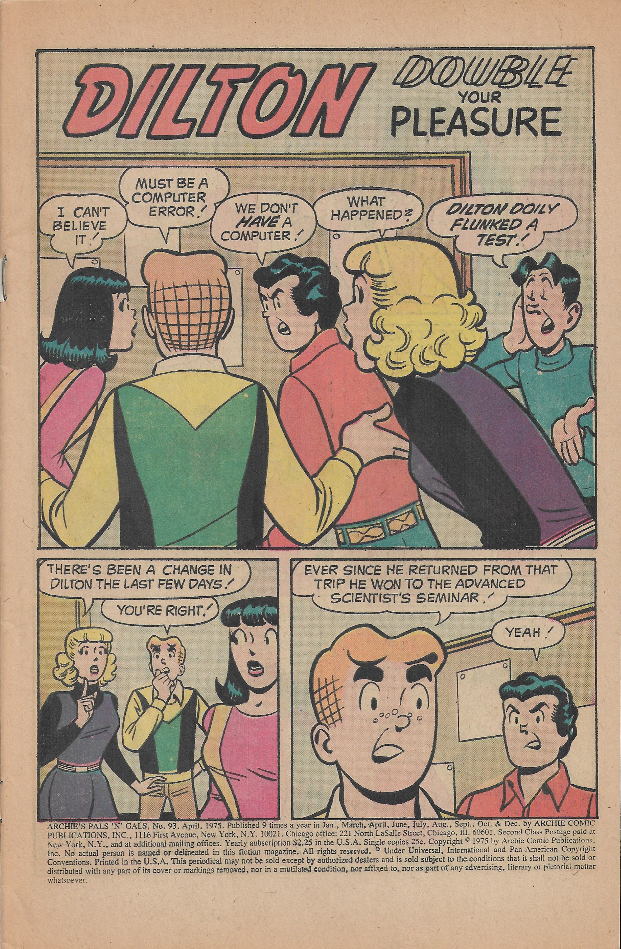 Read online Archie's Pals 'N' Gals (1952) comic -  Issue #93 - 3