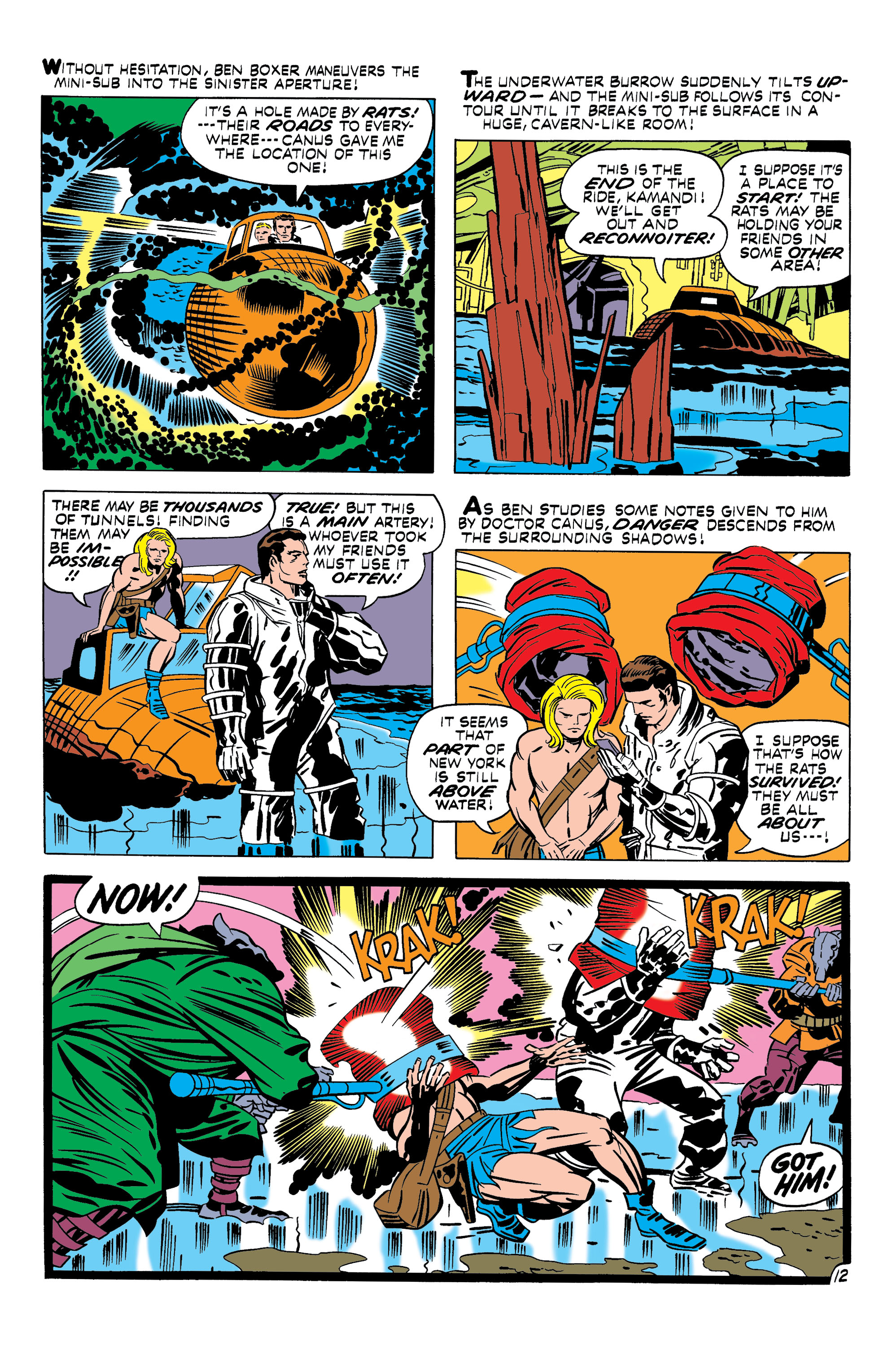 Read online Kamandi, The Last Boy On Earth comic -  Issue #2 - 12