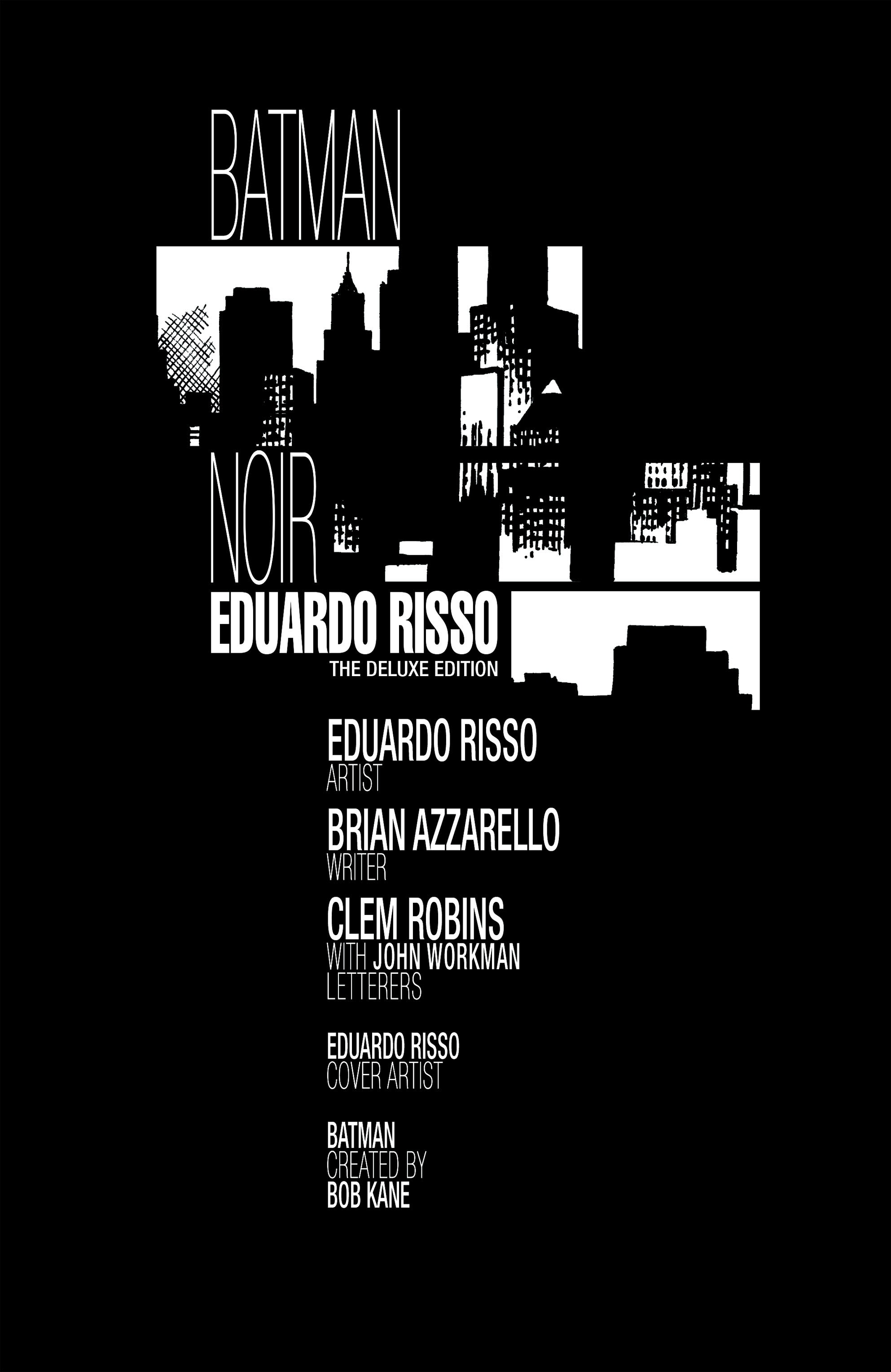 Read online Batman Noir: Eduardo Risso: The Deluxe Edition comic -  Issue # TPB (Part 1) - 4