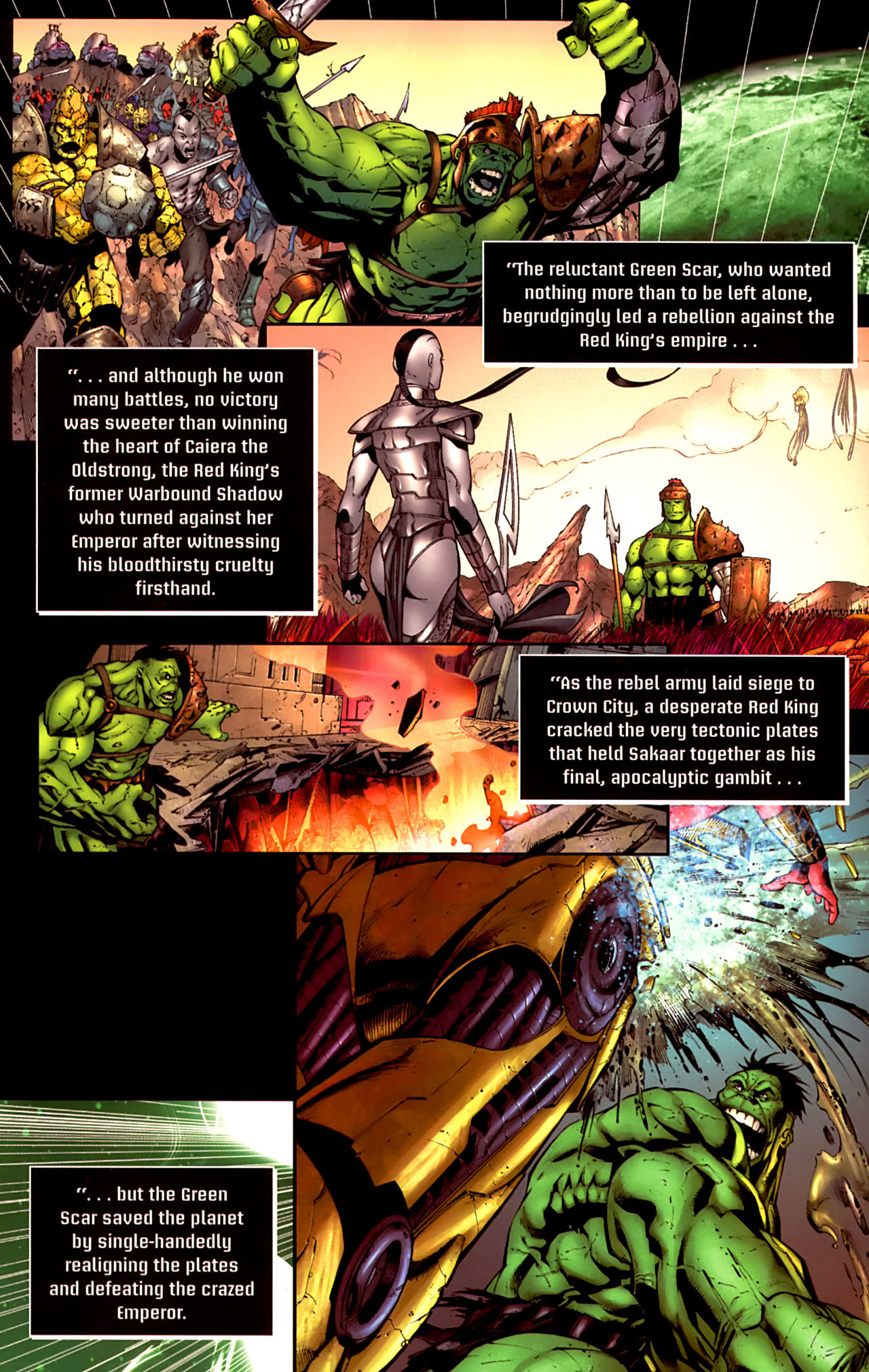 Read online Skaar: Son of Hulk Presents: Savage World of Sakaar comic -  Issue # Full - 42