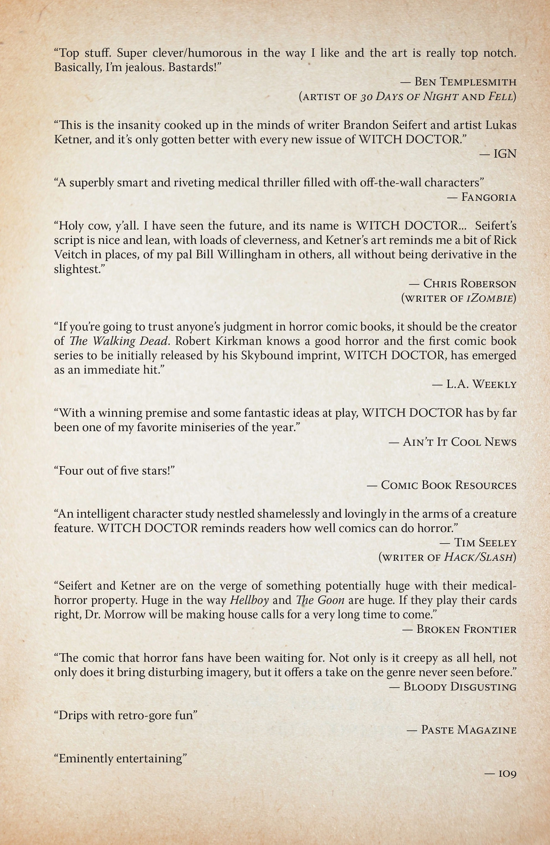 Read online Witch Doctor comic -  Issue # Full - 3