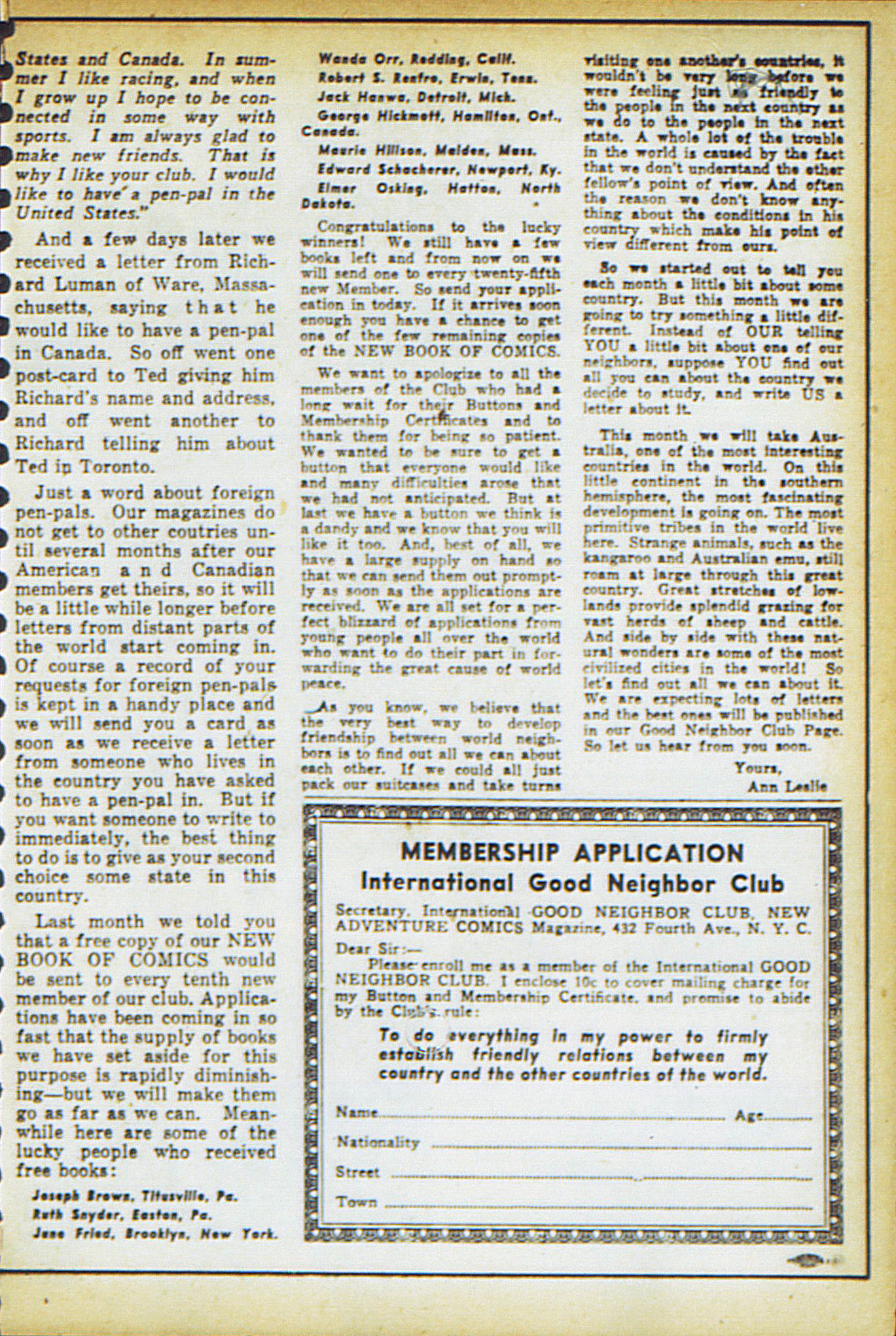 Read online Adventure Comics (1938) comic -  Issue #16 - 50