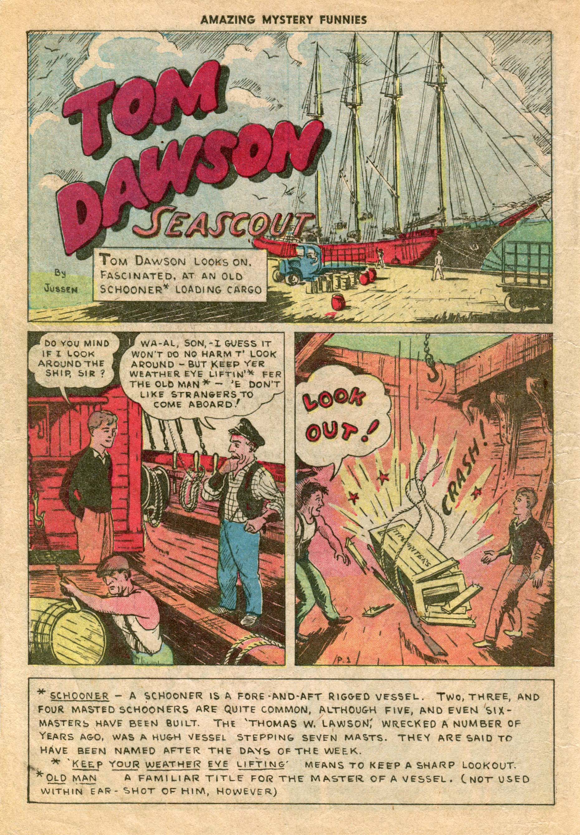 Read online Amazing Mystery Funnies comic -  Issue #1 - 23