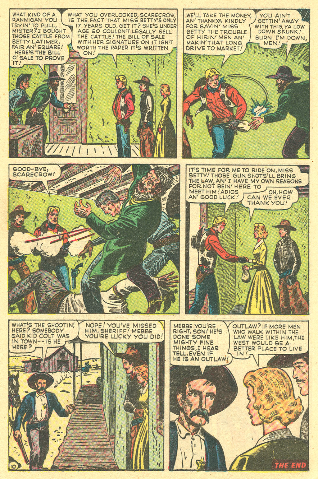 Read online Kid Colt Outlaw comic -  Issue #5 - 12