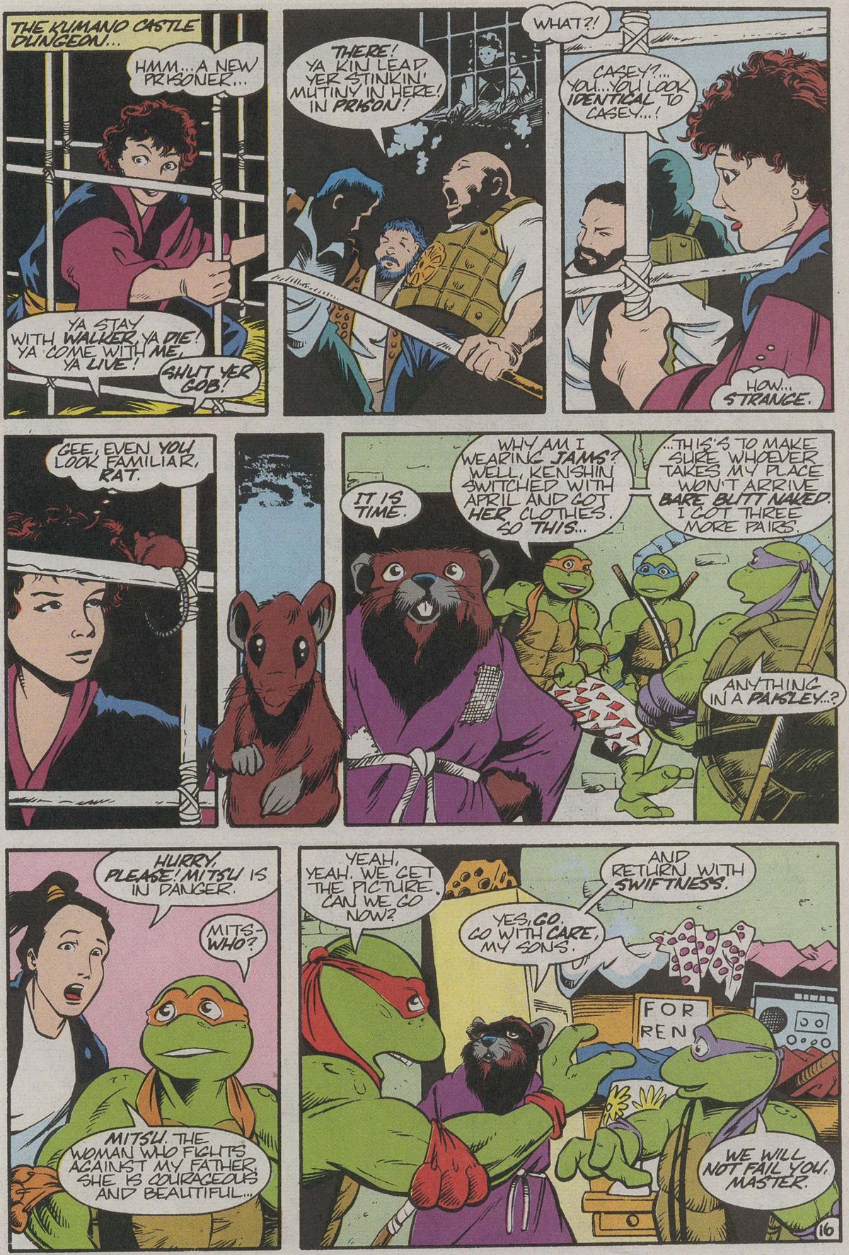 Read online Teenage Mutant Ninja Turtles III The Movie: The Turtles Are Back...In Time! comic -  Issue # Full - 17